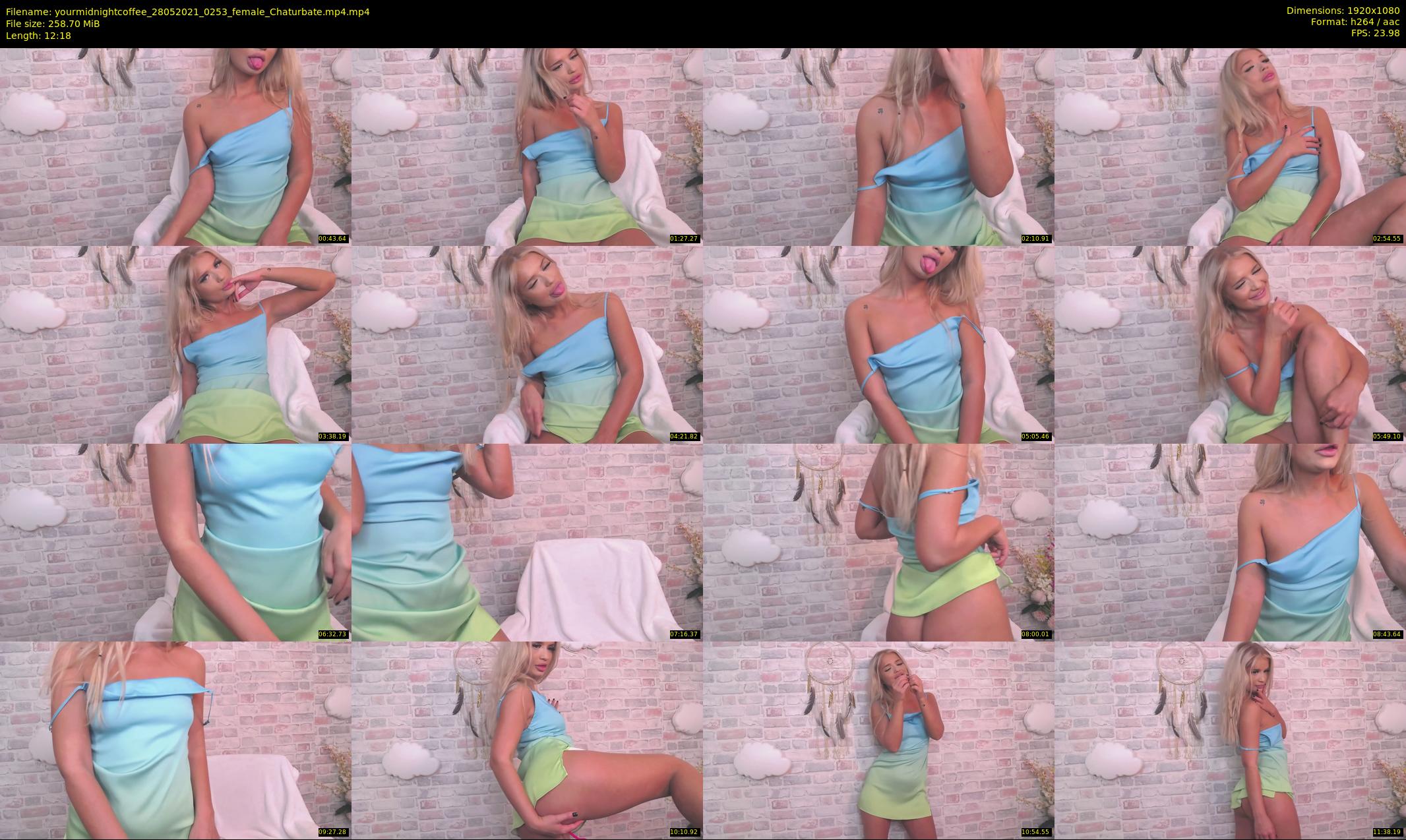 yourmidnightcoffee — 13 minute Chaturbate female cam show recording, 1080p, May 28, 2021