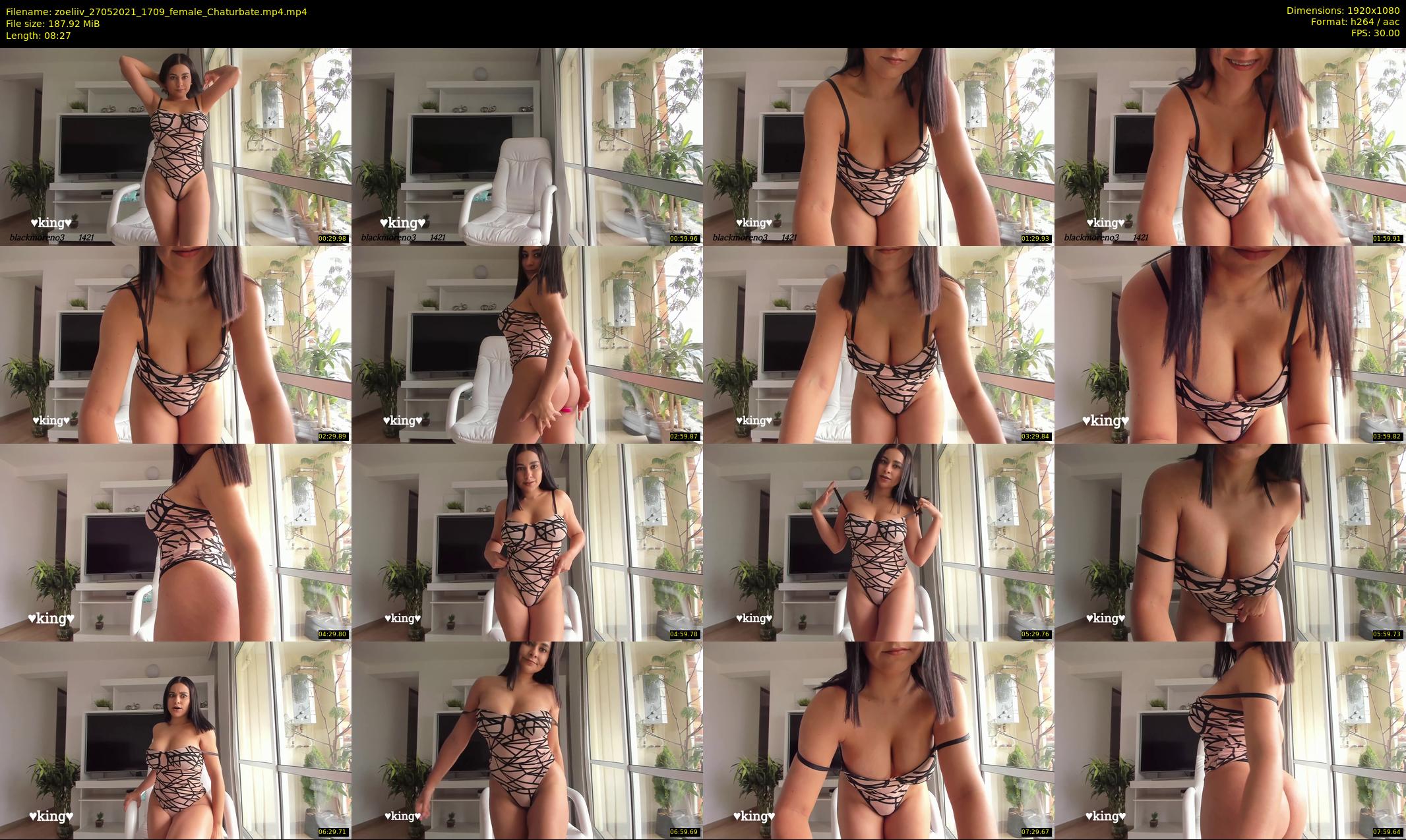 zoeliiv — 9 minute Chaturbate female cam show recording, 1080p, May 27, 2021