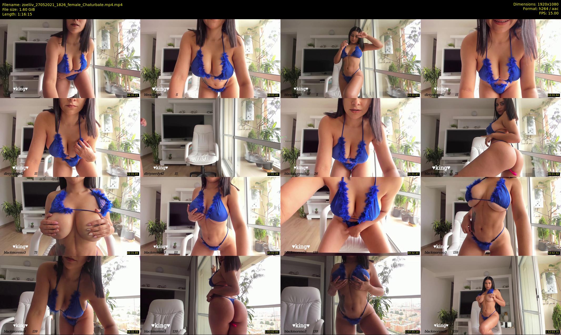 zoeliiv — 77 minute Chaturbate female cam show recording, 1080p, May 27, 2021
