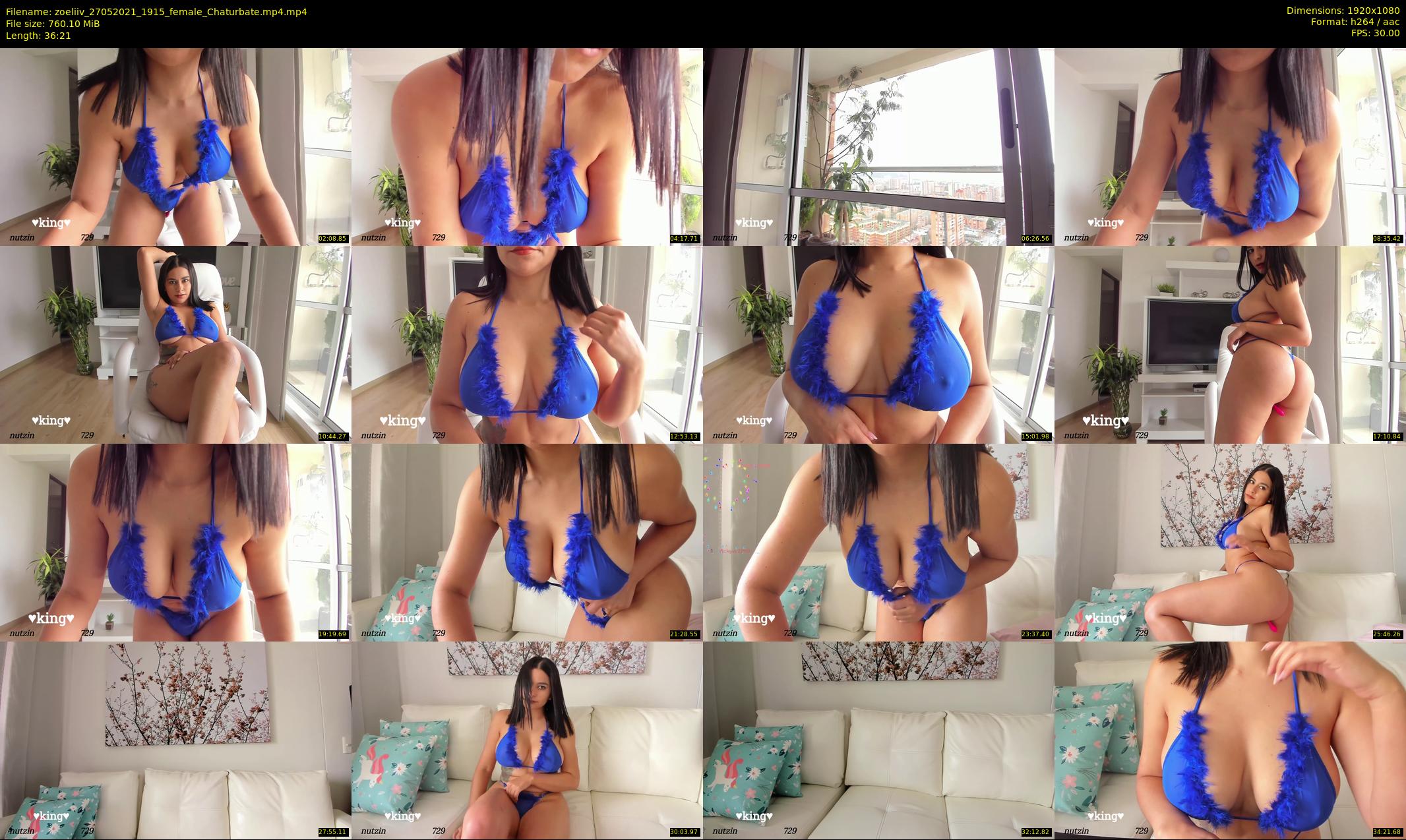 zoeliiv — 37 minute Chaturbate female cam show recording, 1080p, May 27, 2021
