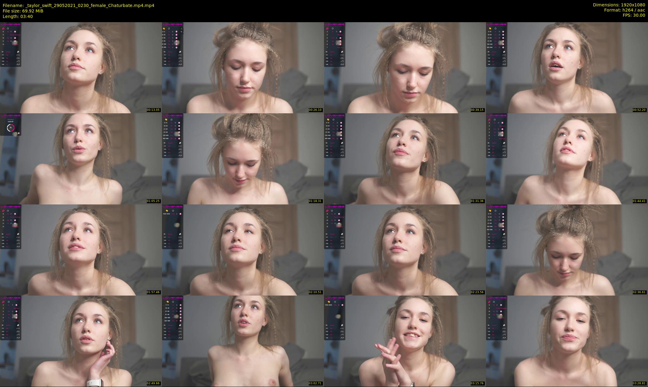 _taylor_swift — 4 minute Chaturbate female cam show recording, 1080p, May 29, 2021
