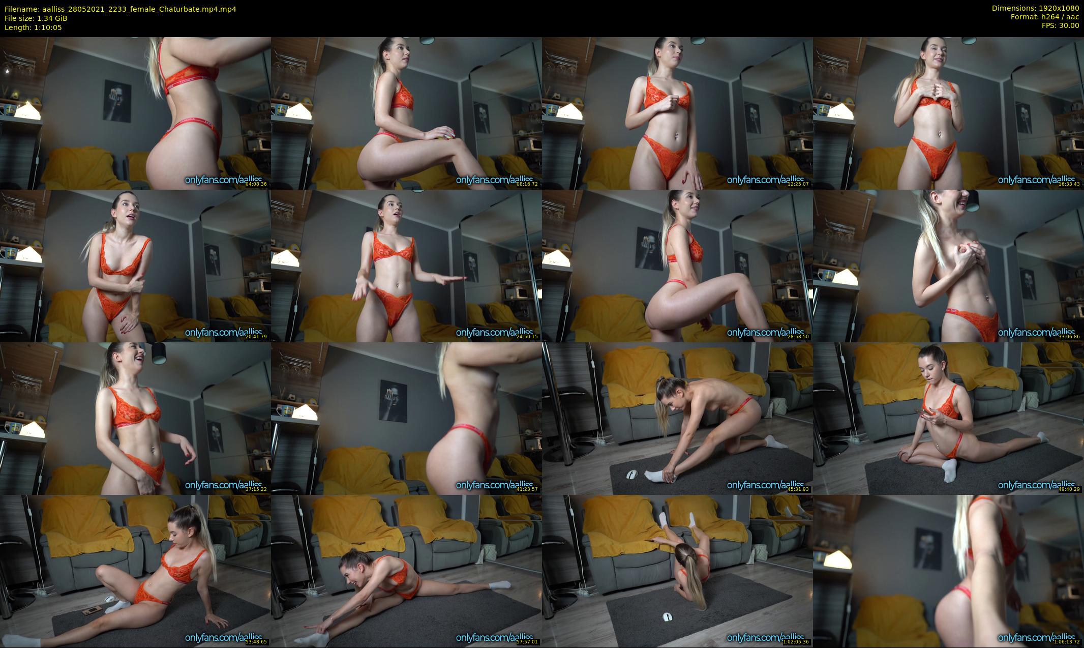 aalliss — 71 minute Chaturbate female cam show recording, 1080p, May 28, 2021