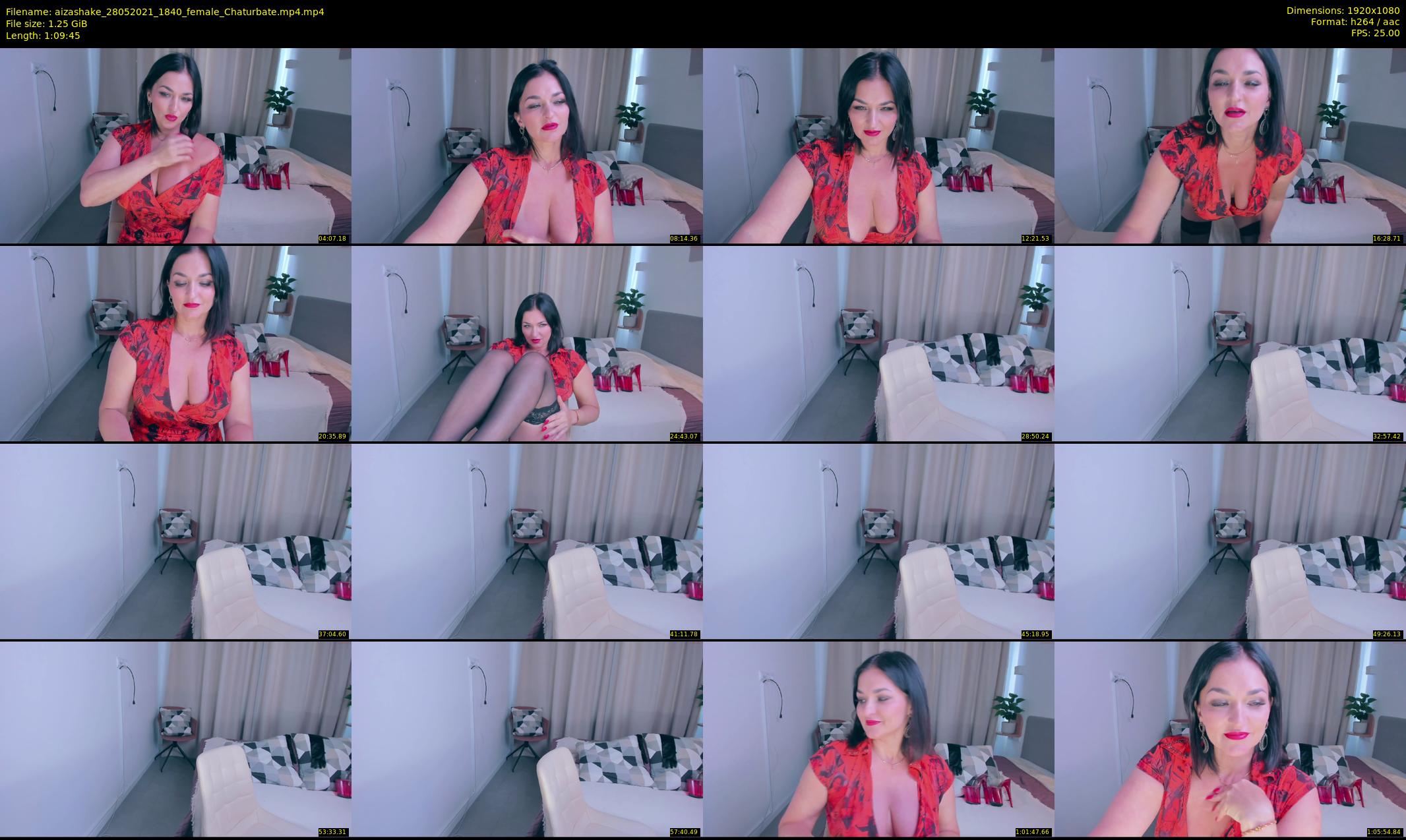 aizashake — 70 minute Chaturbate female cam show recording, 1080p, May 28, 2021