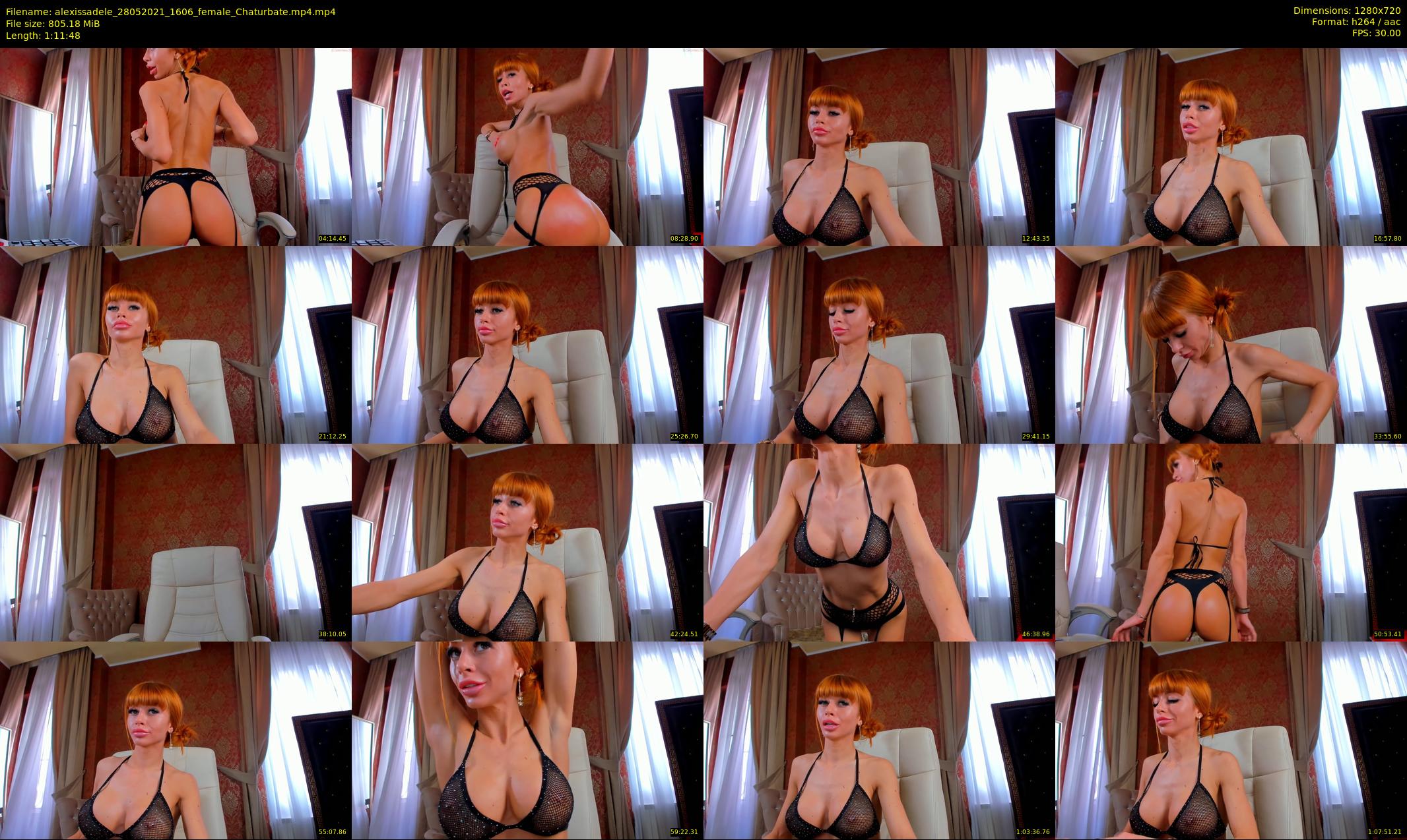 alexissadele — 72 minute Chaturbate female cam show recording, 720p, May 28, 2021