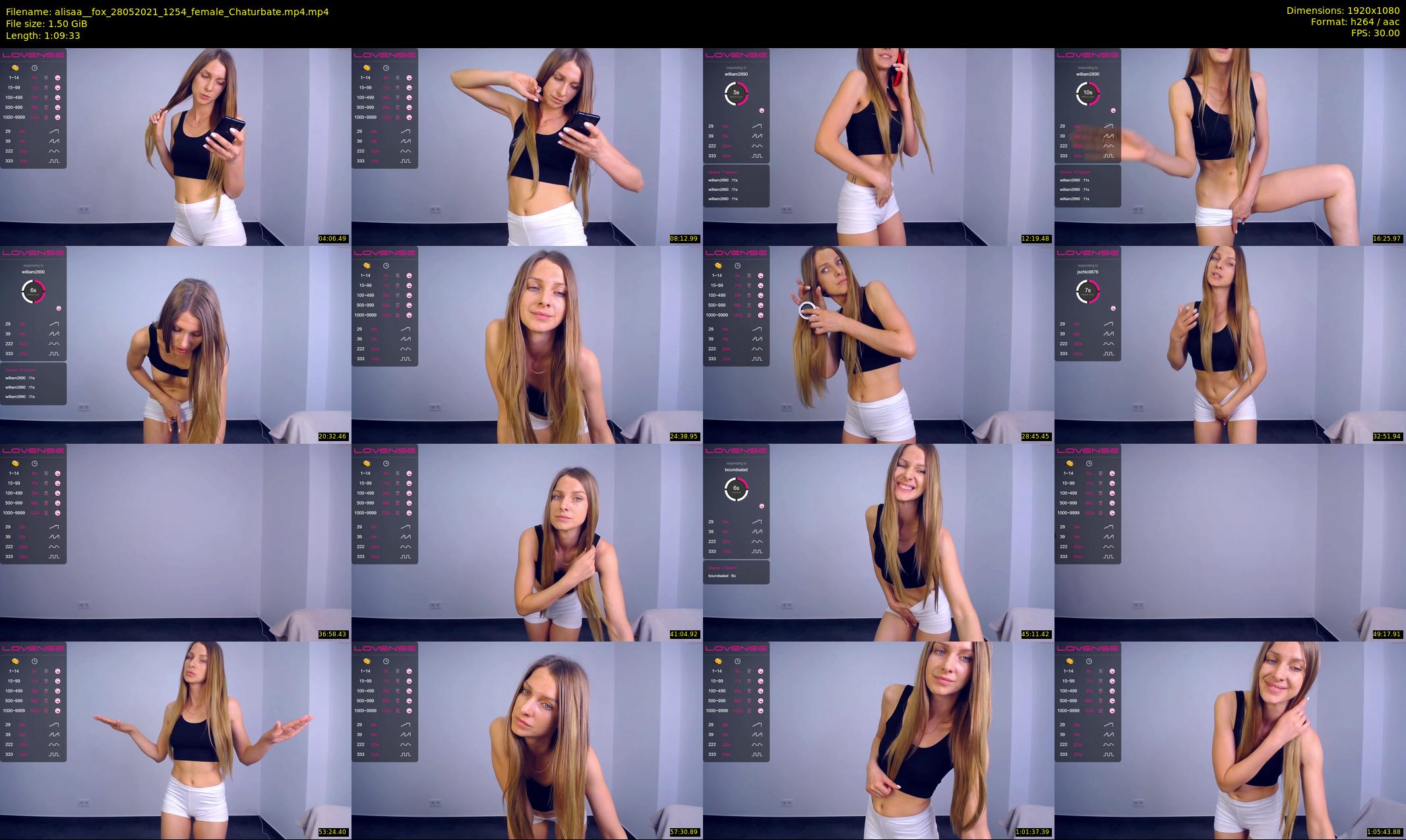 alisaa__fox — 70 minute Chaturbate female cam show recording, 1080p, May 28, 2021