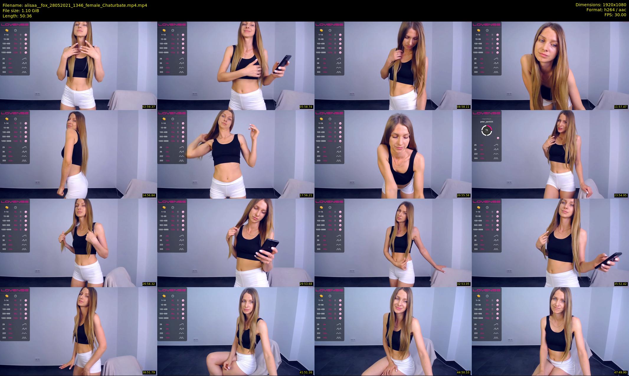 alisaa__fox — 51 minute Chaturbate female cam show recording, 1080p, May 28, 2021