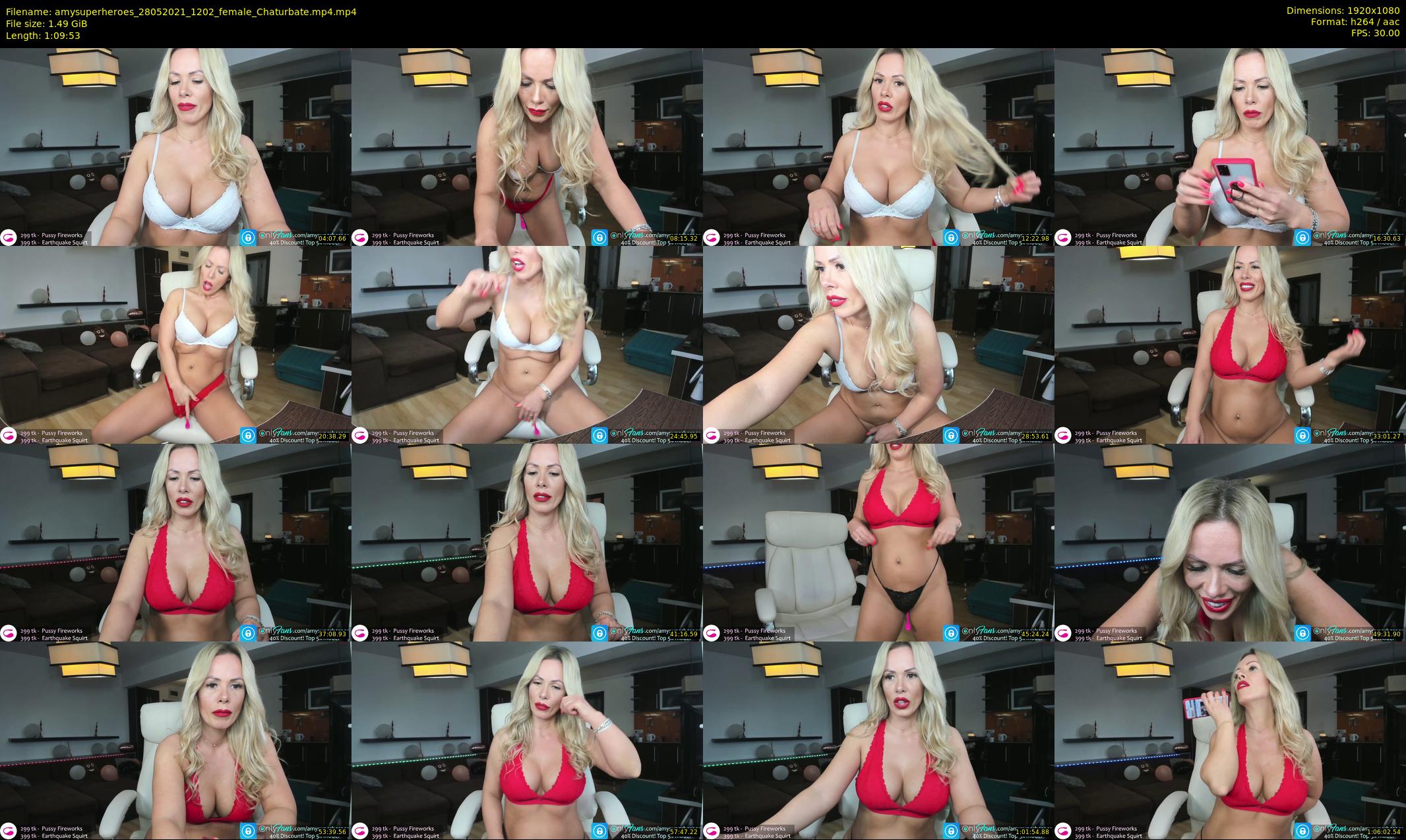 amysuperheroes — 70 minute Chaturbate female cam show recording, 1080p, May 28, 2021