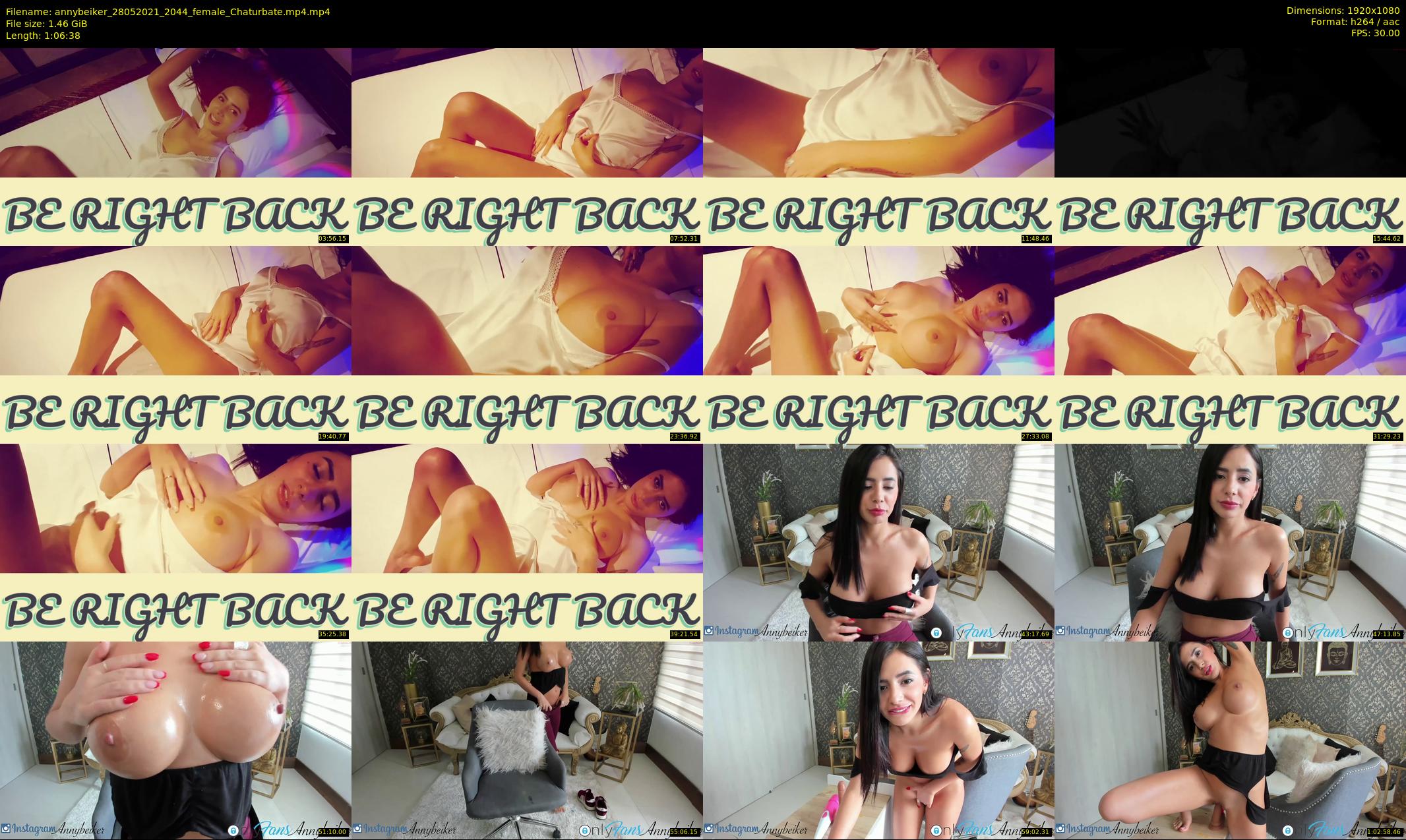 annybeiker — 67 minute Chaturbate female cam show recording, 1080p, May 28, 2021