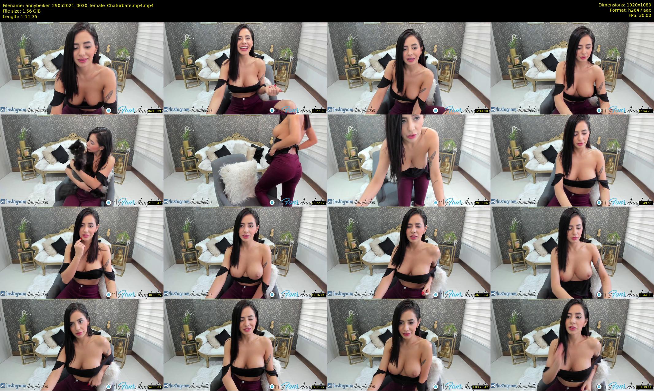 annybeiker — 72 minute Chaturbate female cam show recording, 1080p, May 29, 2021