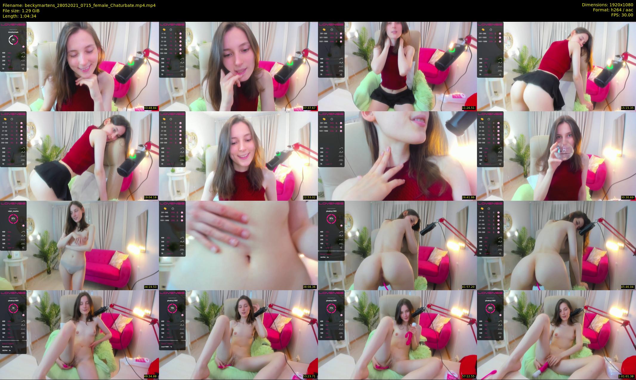 beckymartens — 65 minute Chaturbate female cam show recording, 1080p, May 28, 2021