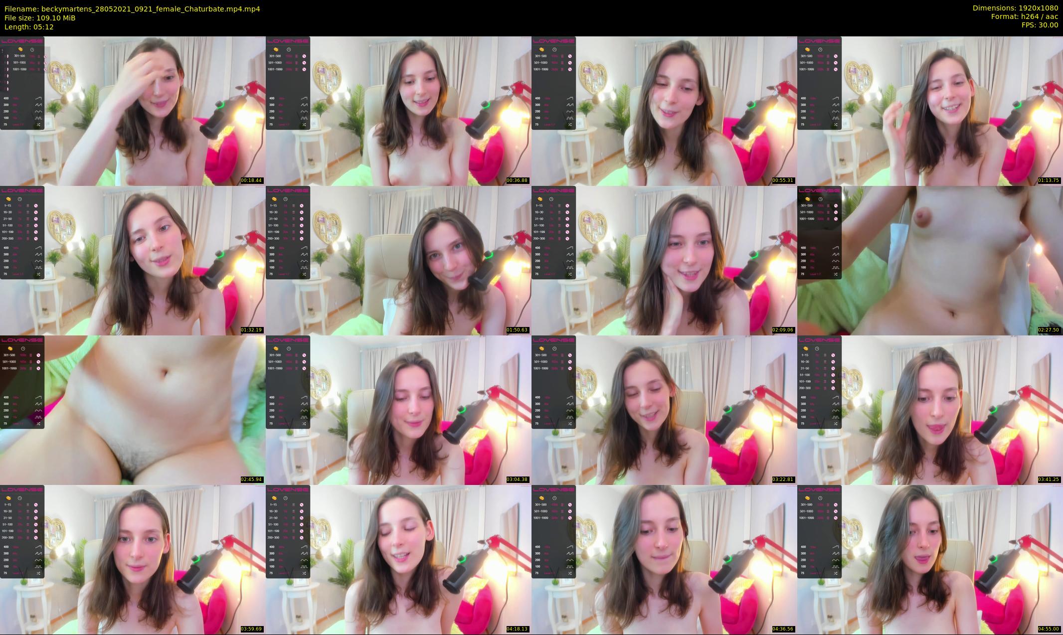 beckymartens — 6 minute Chaturbate female cam show recording, 1080p, May 28, 2021