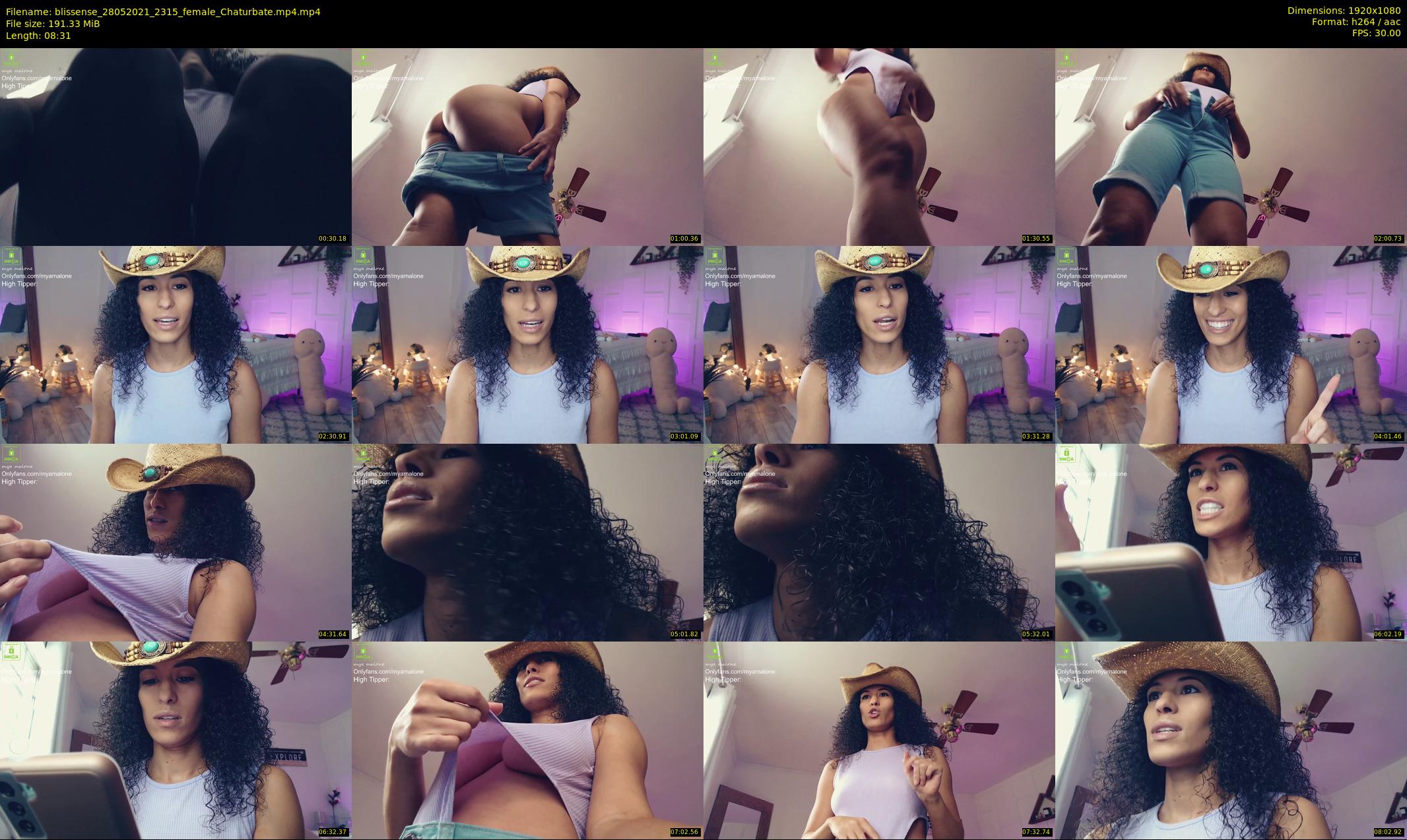 blissense — 9 minute Chaturbate female cam show recording, 1080p, May 28, 2021