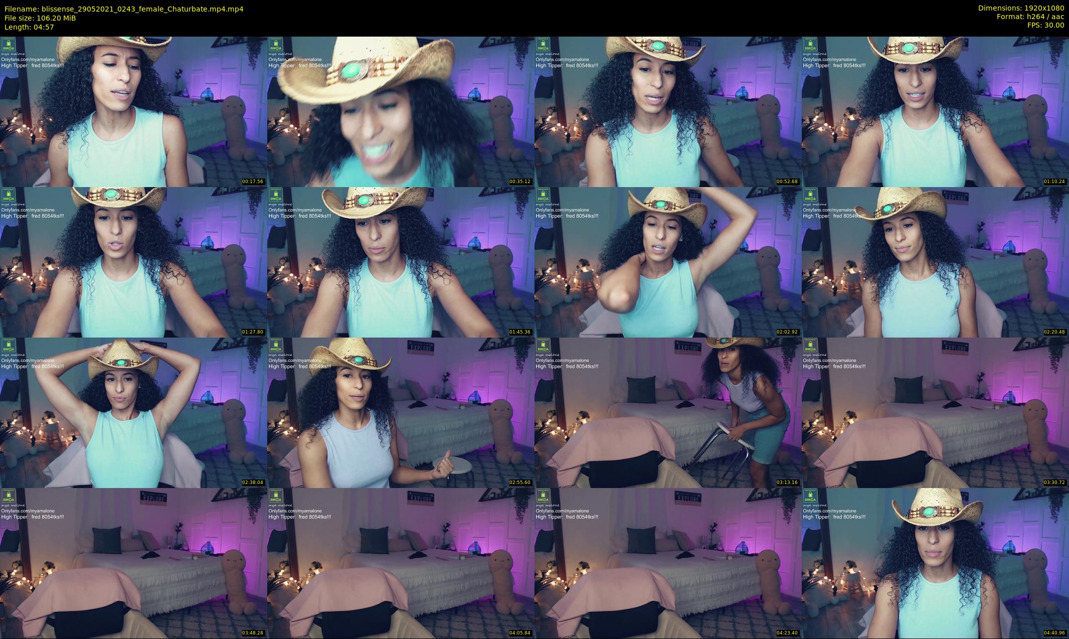 blissense — 5 minute Chaturbate female cam show recording, 1080p, May 29, 2021
