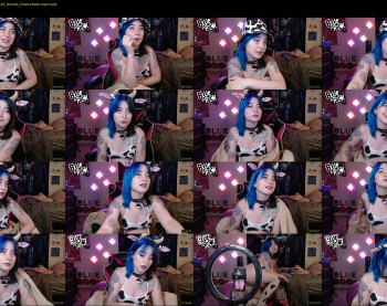 blueasfuck — 70 minute Chaturbate female cam show recording, 1080p, May 29, 2021