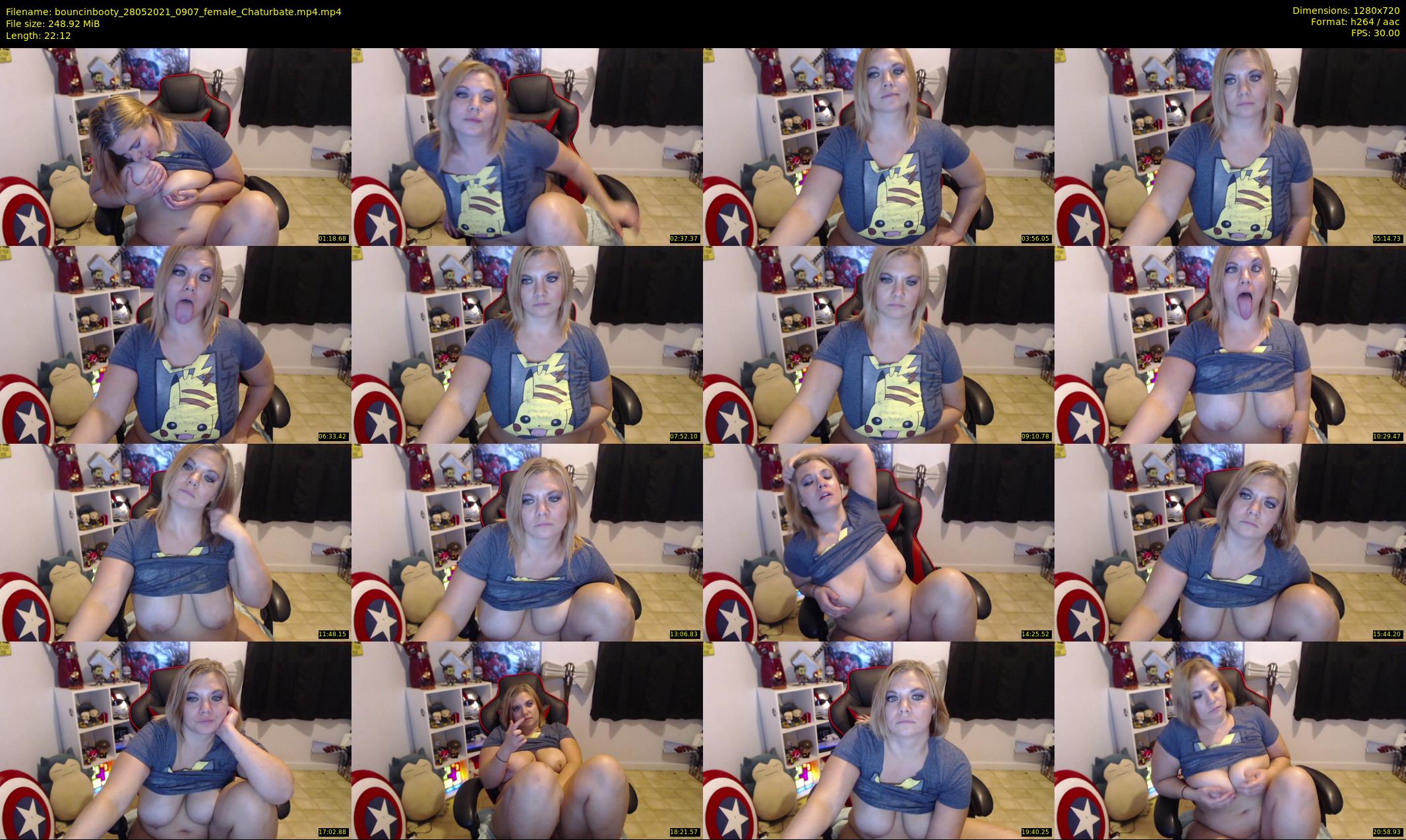 bouncinbooty — 23 minute Chaturbate female cam show recording, 720p, May 28, 2021