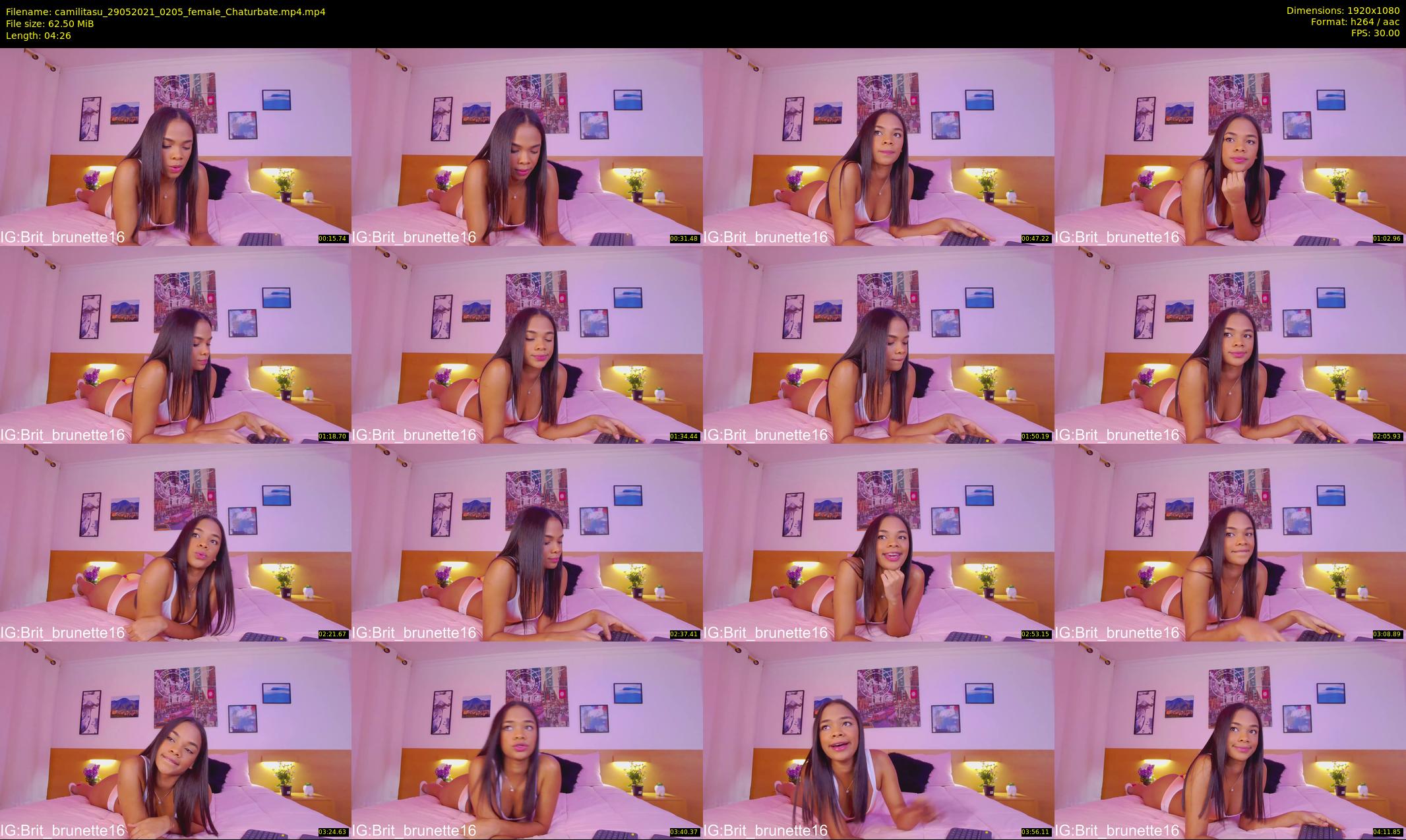 camilitasu — 5 minute Chaturbate female cam show recording, 1080p, May 29, 2021