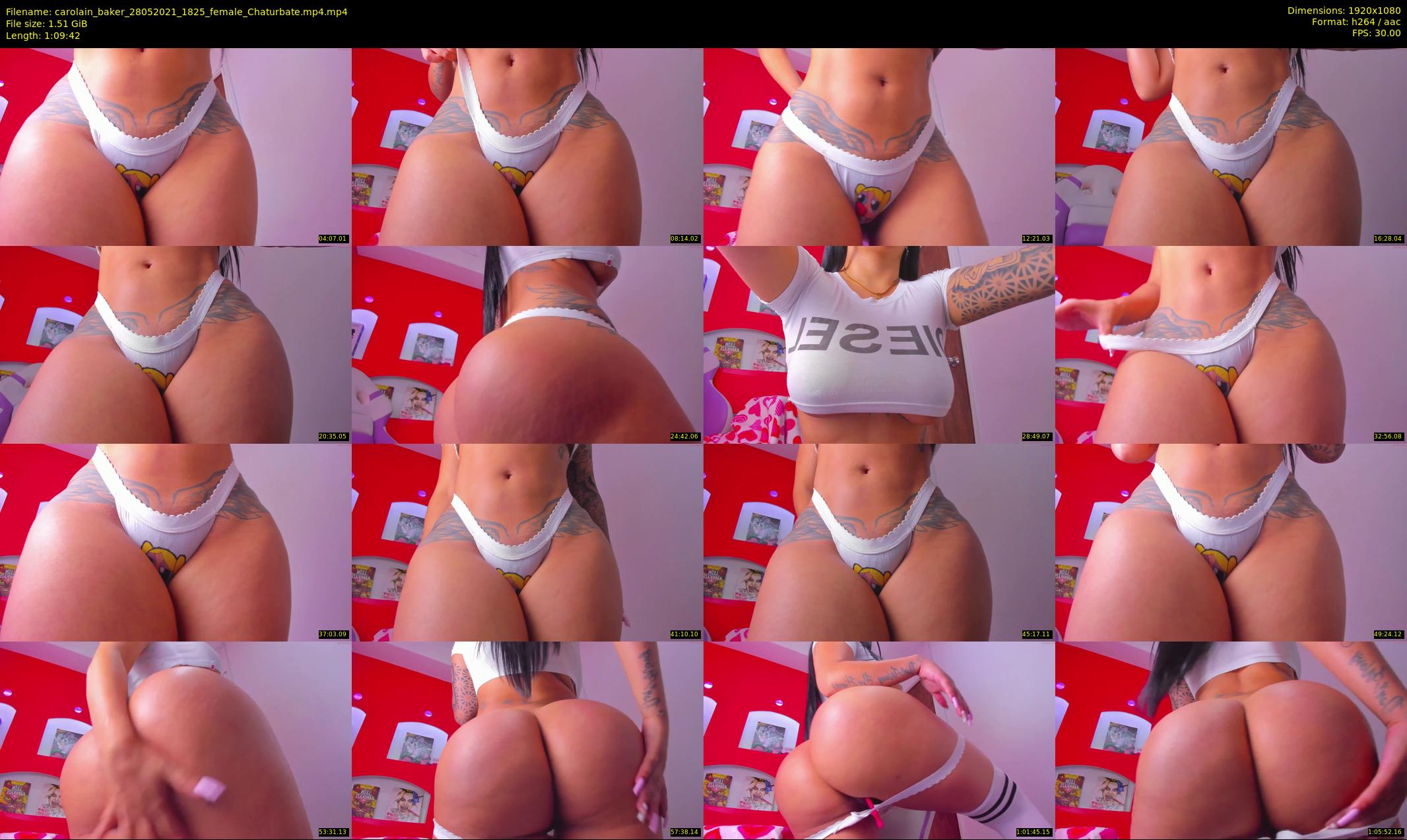 carolain_baker — 70 minute Chaturbate female cam show recording, 1080p, May 28, 2021