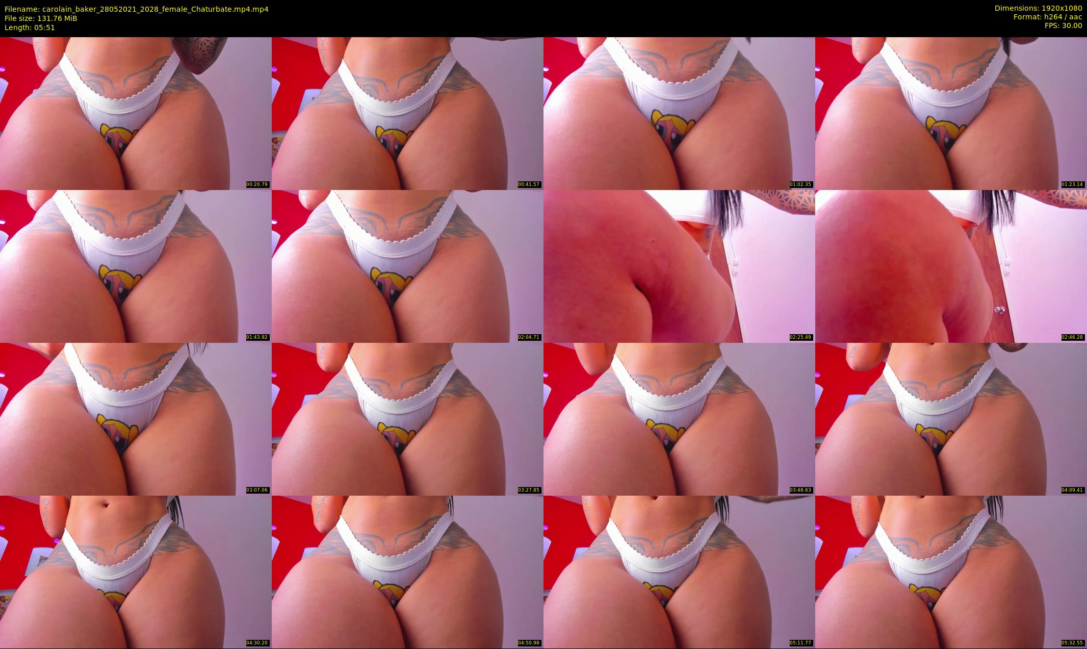 carolain_baker — 6 minute Chaturbate female cam show recording, 1080p, May 28, 2021