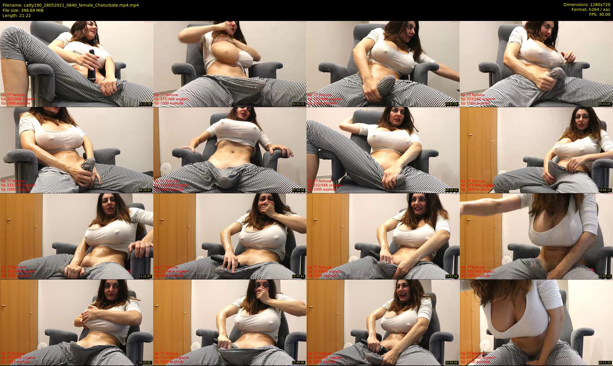 catty190 — 22 minute Chaturbate female cam show recording, 720p, May 28, 2021