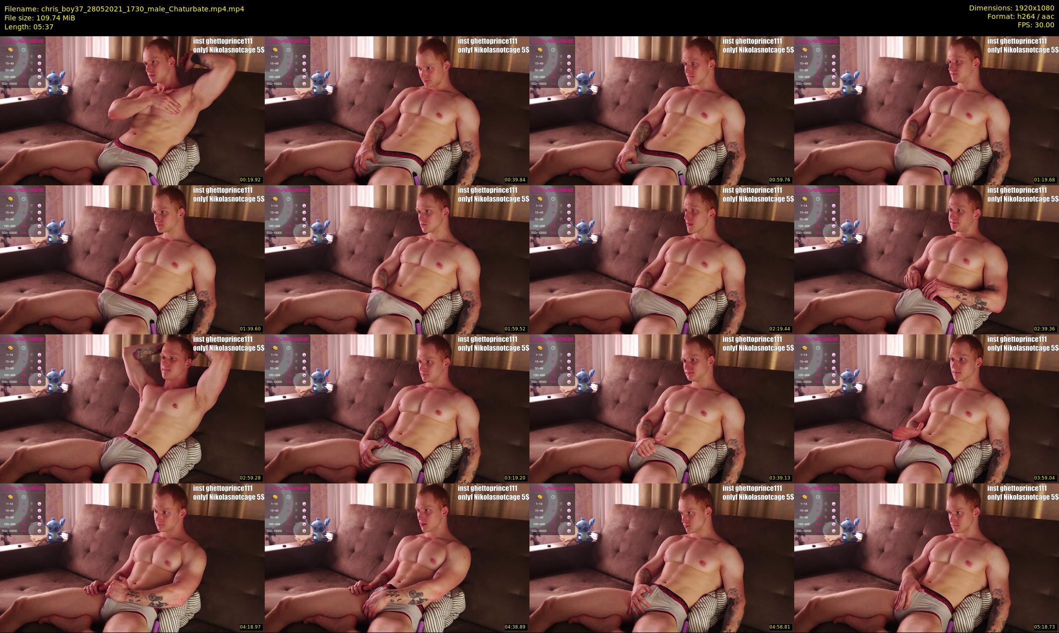 chris_boy37 — 6 minute Chaturbate male cam show recording, 1080p, May 28, 2021