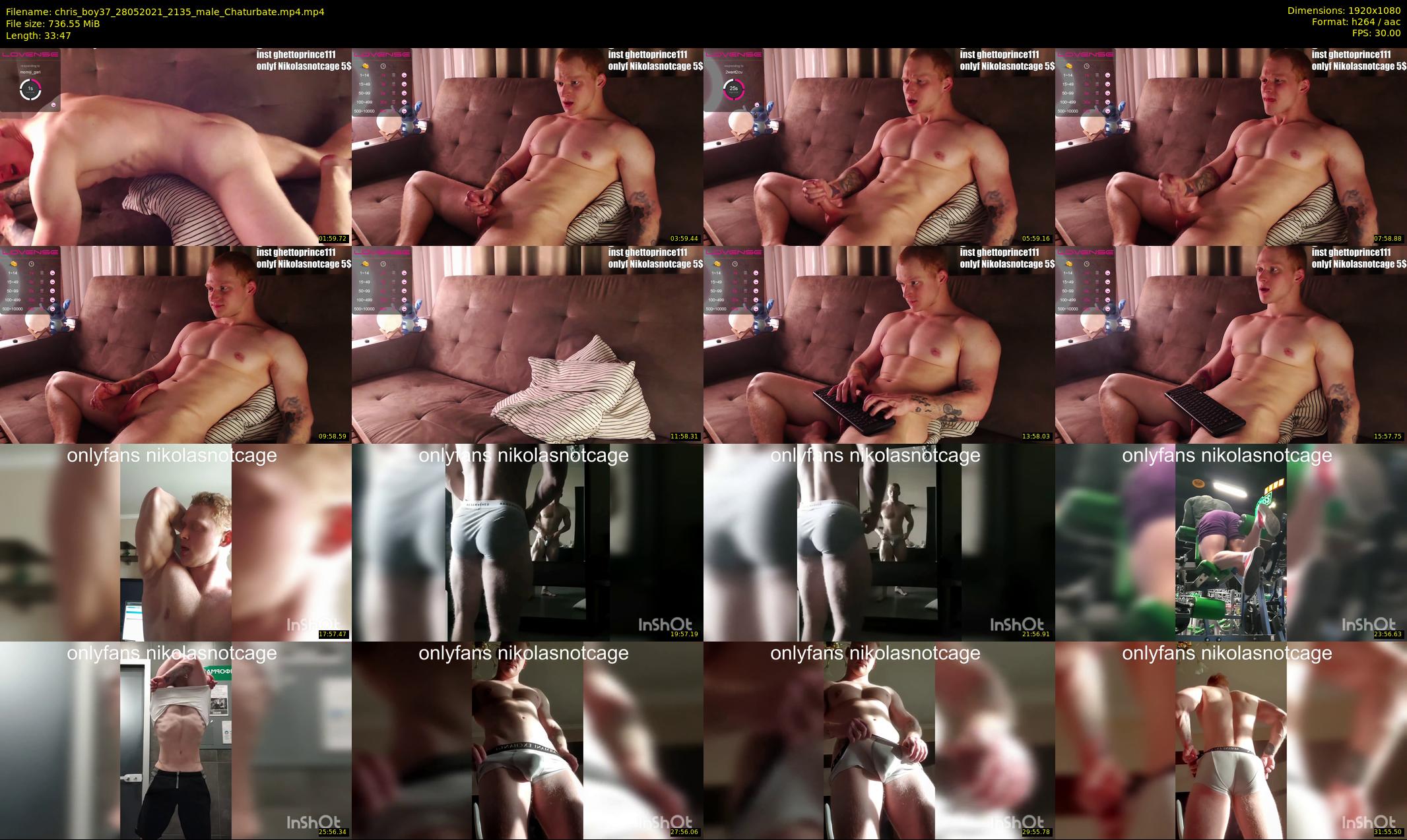 chris_boy37 — 34 minute Chaturbate male cam show recording, 1080p, May 28, 2021