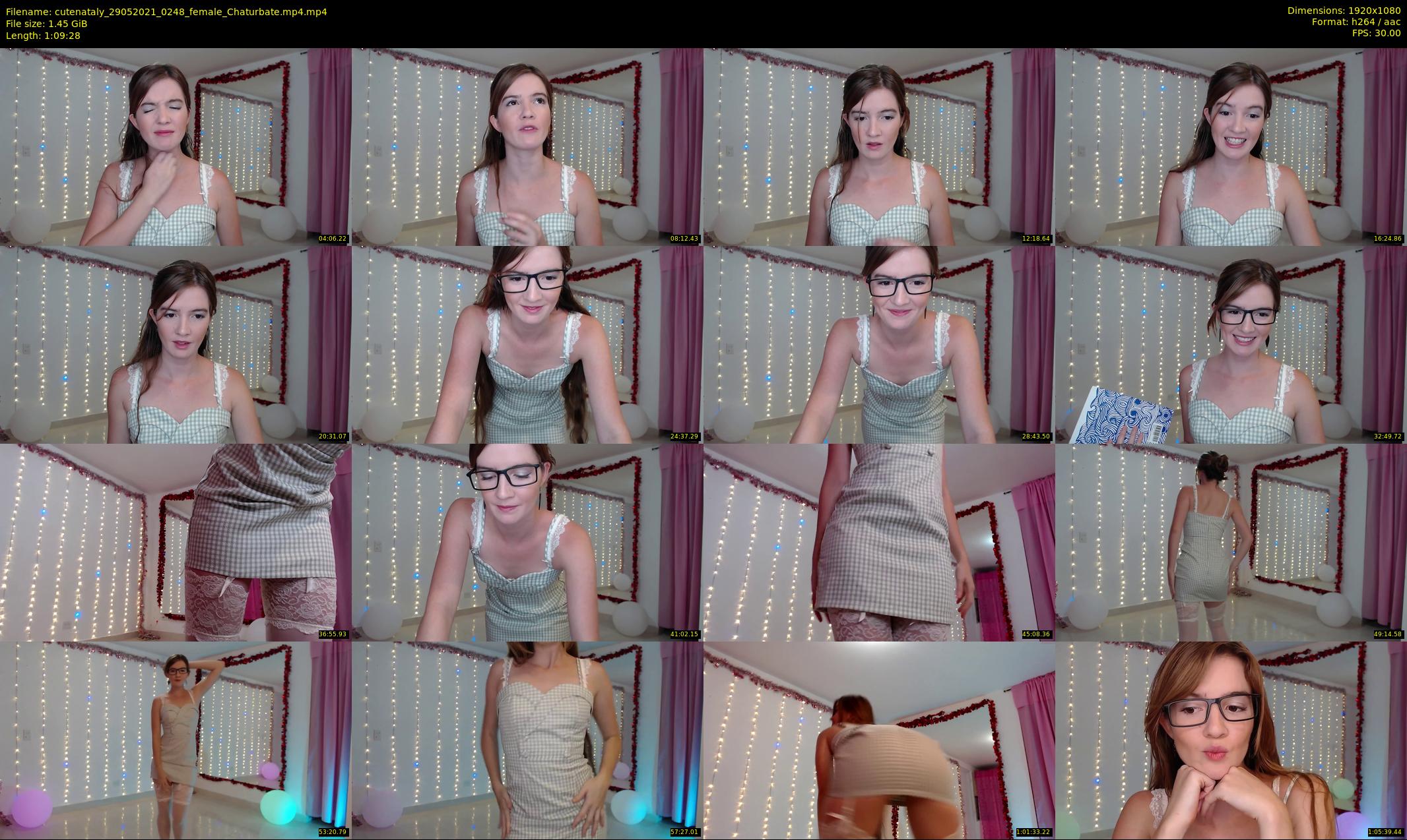 cutenataly — 70 minute Chaturbate female cam show recording, 1080p, May 29, 2021