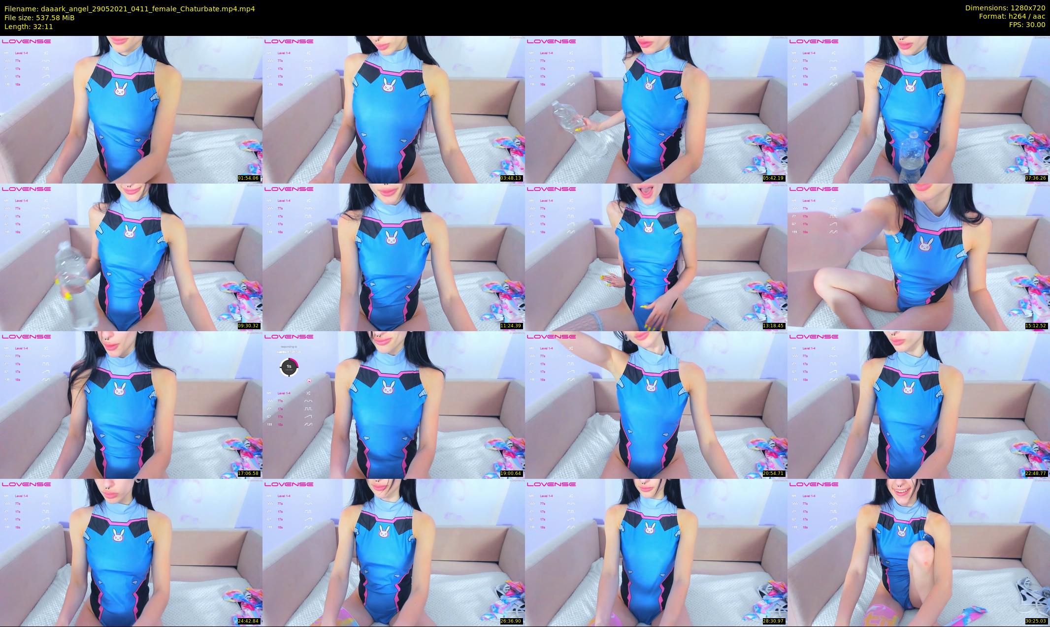 daaark_angel — 33 minute Chaturbate female cam show recording, 720p, May 29, 2021