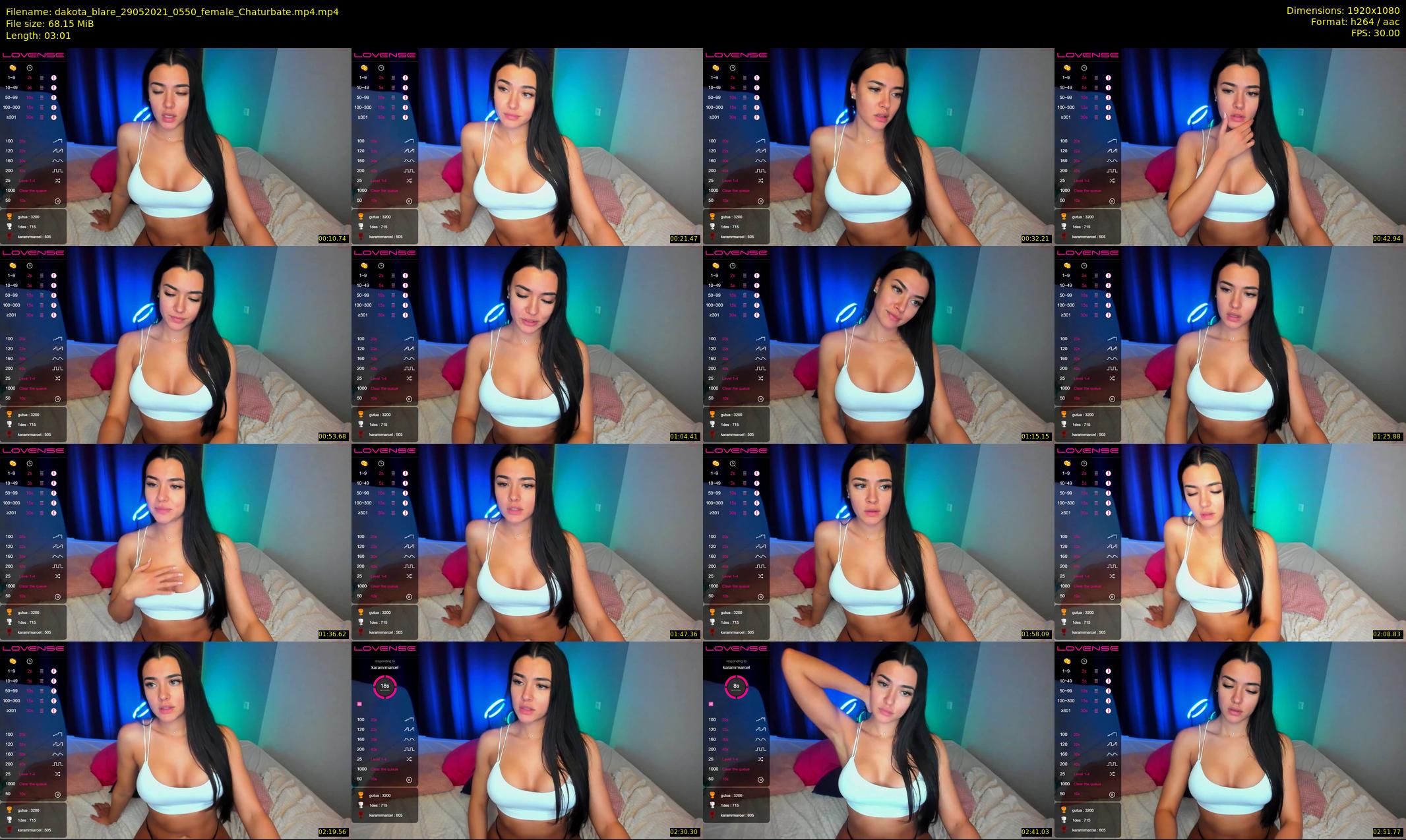 dakota_blare — 4 minute Chaturbate female cam show recording, 1080p, May 29, 2021