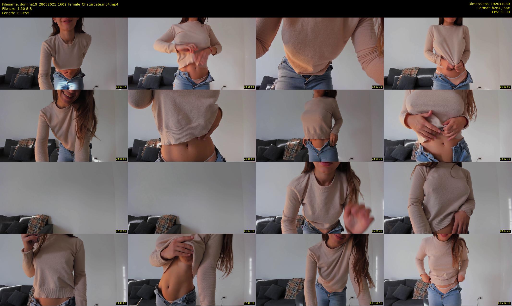 donnna19 — 70 minute Chaturbate female cam show recording, 1080p, May 28, 2021