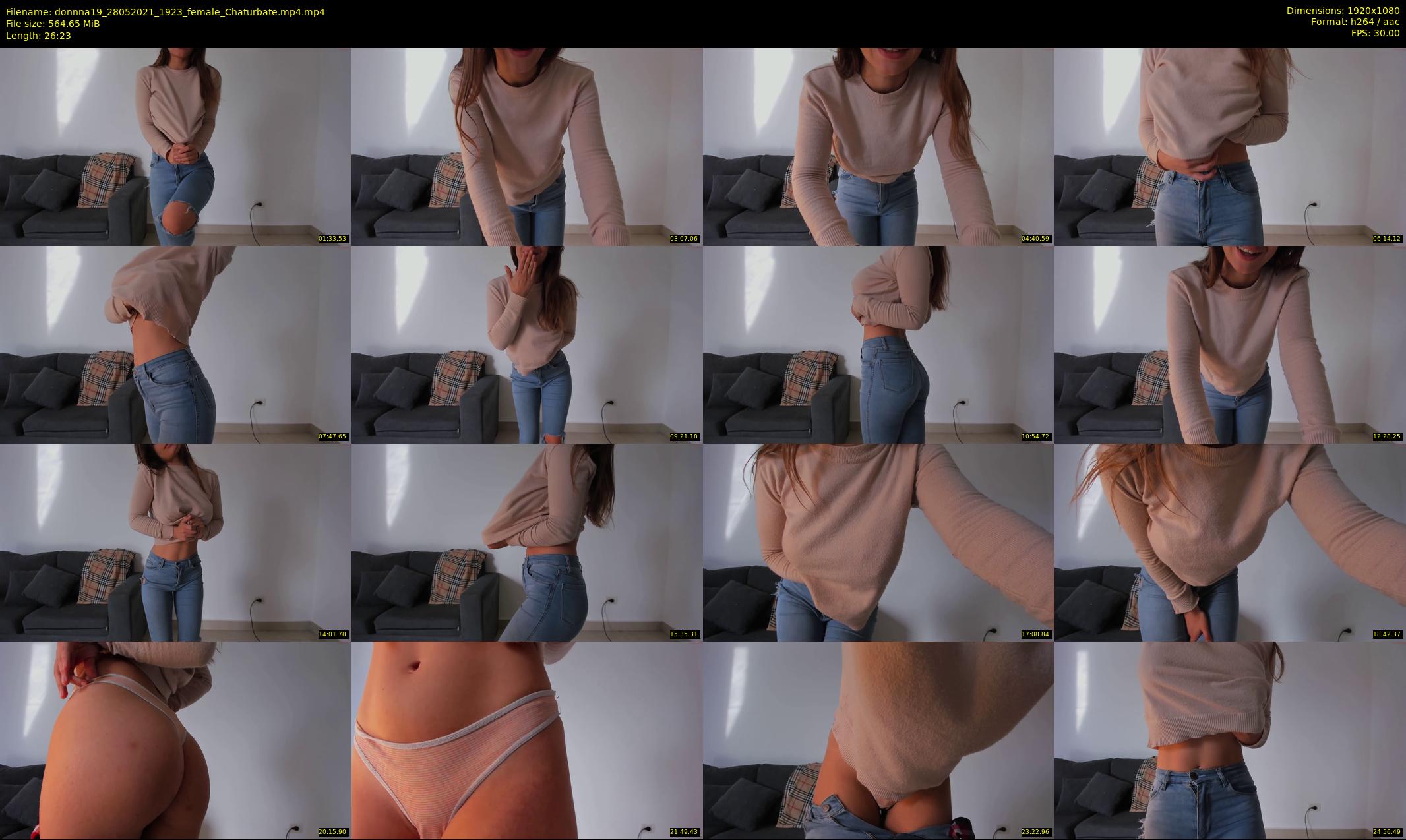 donnna19 — 27 minute Chaturbate female cam show recording, 1080p, May 28, 2021