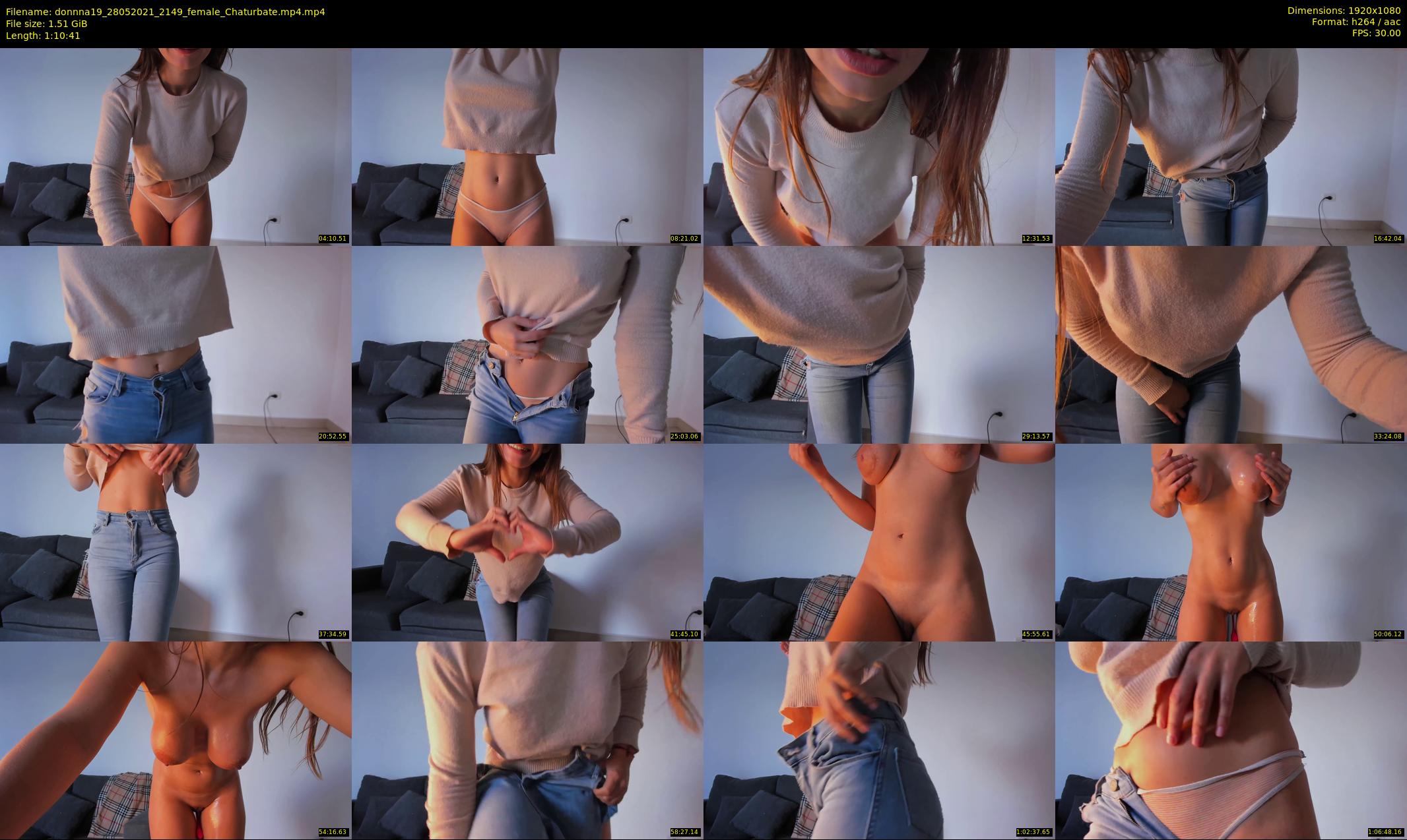 donnna19 — 71 minute Chaturbate female cam show recording, 1080p, May 28, 2021