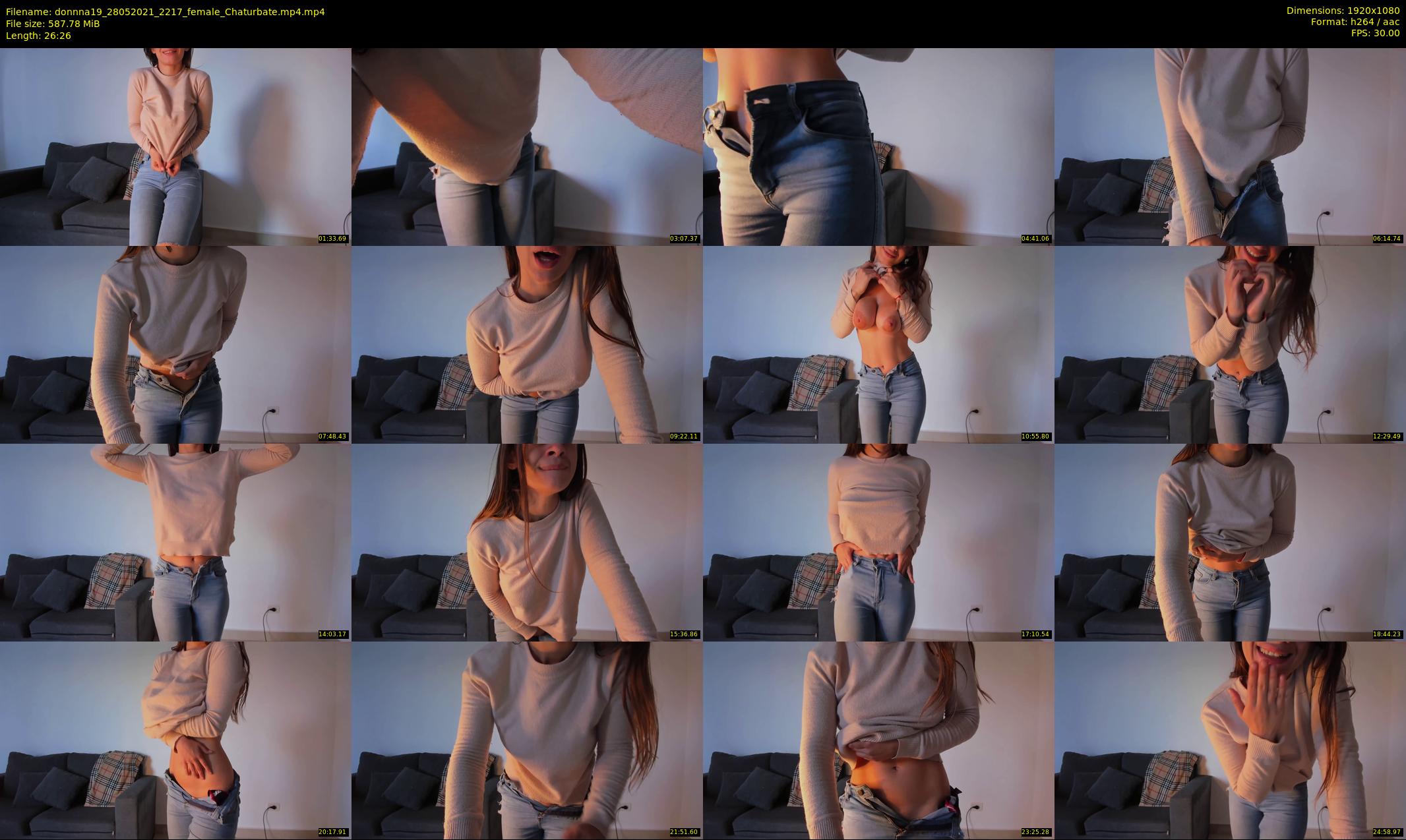 donnna19 — 27 minute Chaturbate female cam show recording, 1080p, May 28, 2021