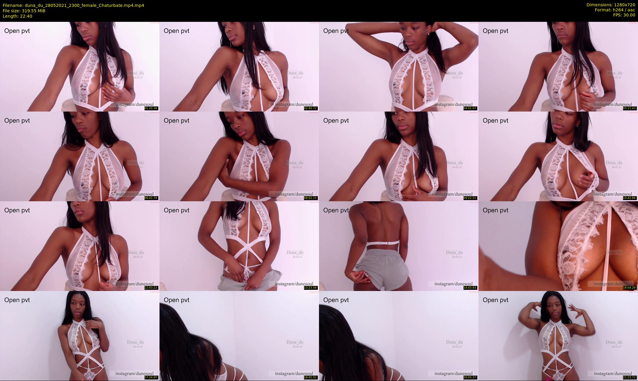 duna_du — 23 minute Chaturbate female cam show recording, 720p, May 28, 2021