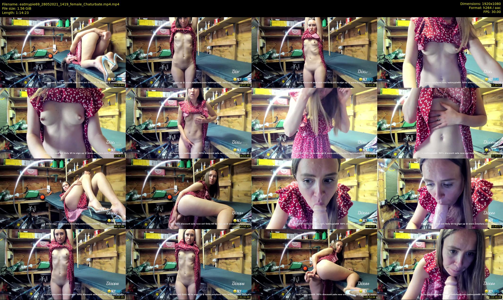 eatmypie69 — 75 minute Chaturbate female cam show recording, 1080p, May 28, 2021