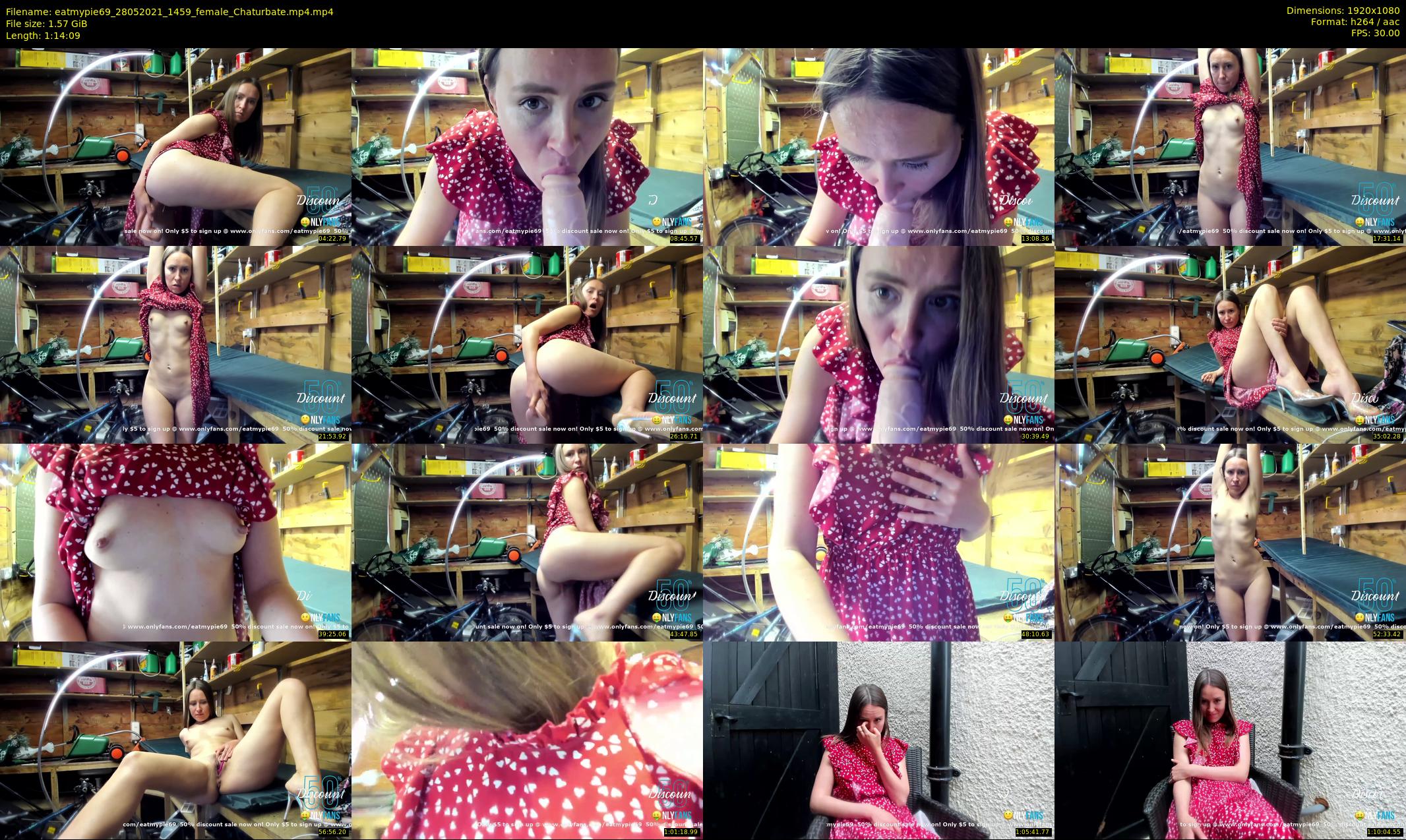 eatmypie69 — 75 minute Chaturbate female cam show recording, 1080p, May 28, 2021
