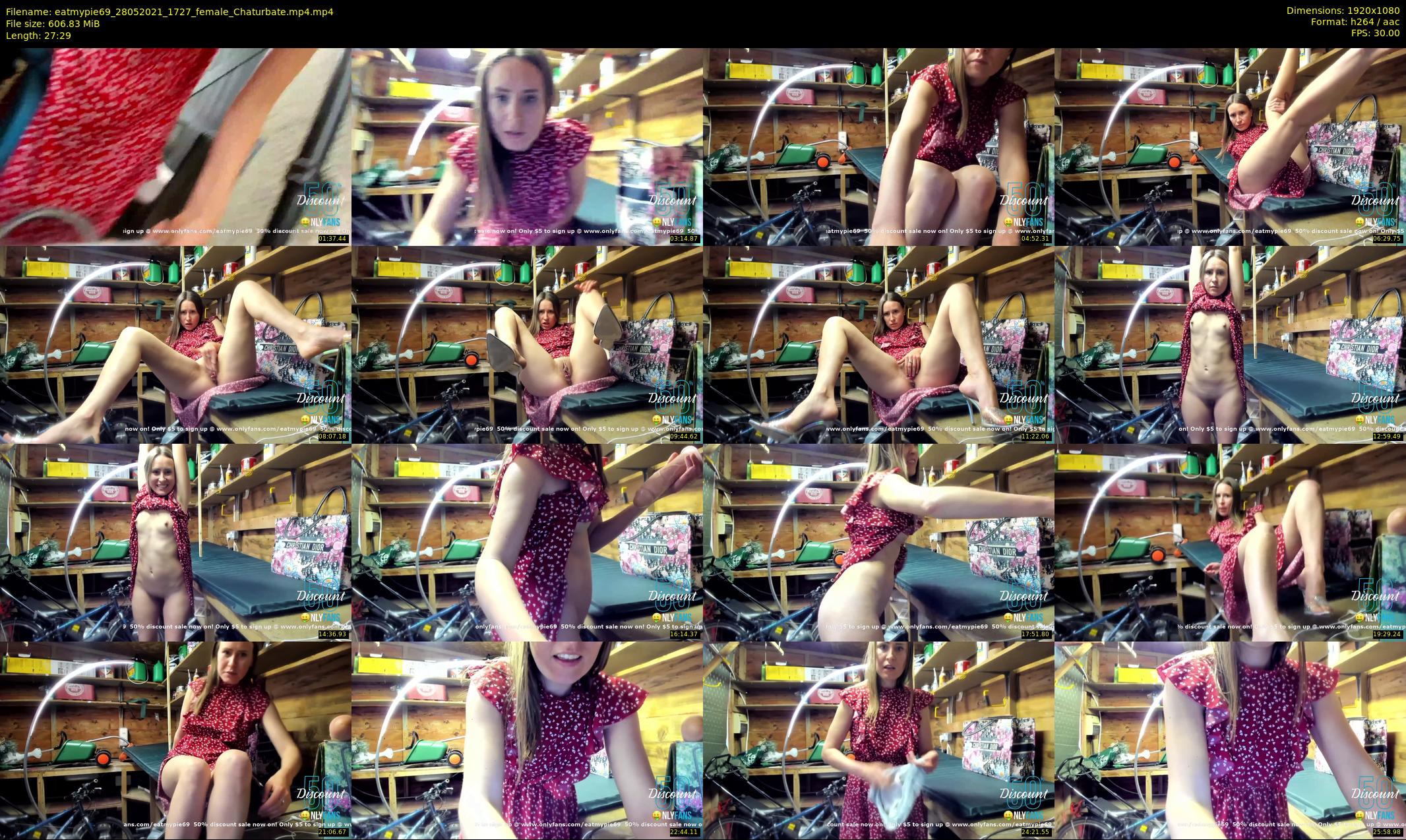 eatmypie69 — 28 minute Chaturbate female cam show recording, 1080p, May 28, 2021