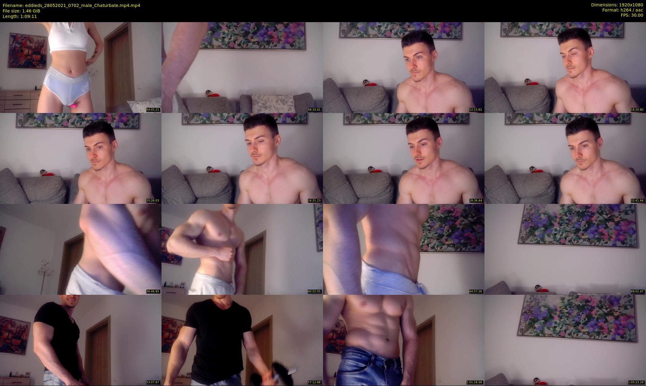 eddieds — 70 minute Chaturbate male cam show recording, 1080p, May 28, 2021