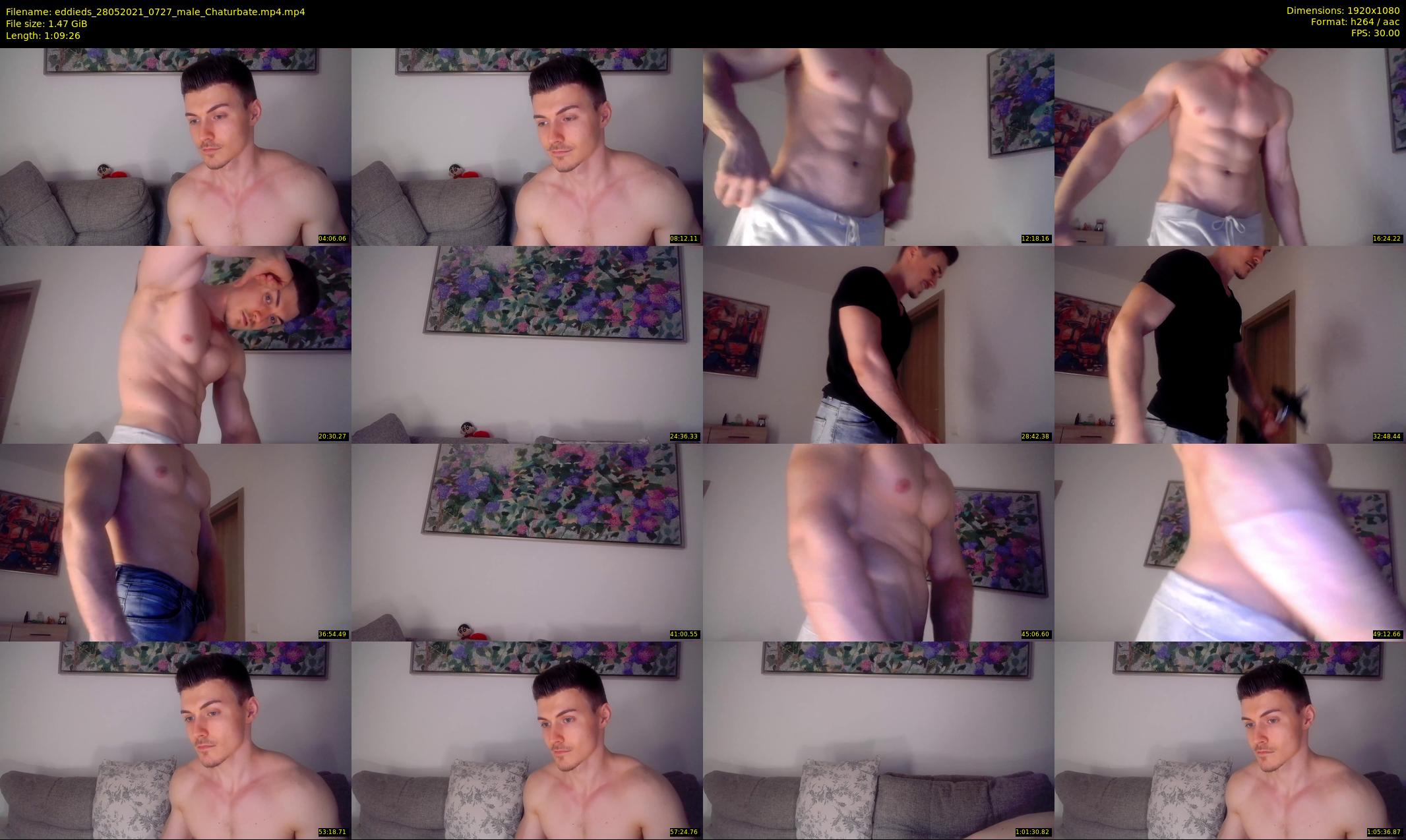 eddieds — 70 minute Chaturbate male cam show recording, 1080p, May 28, 2021