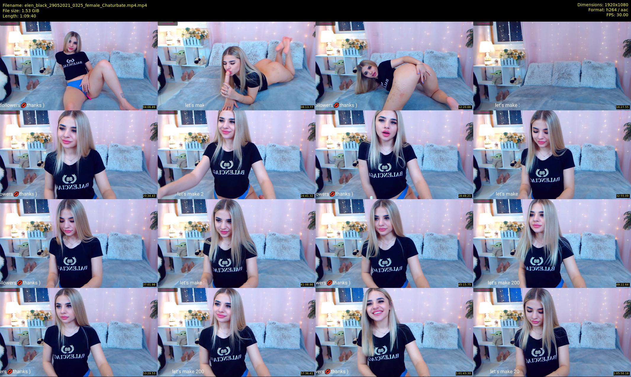 elen_black — 70 minute Chaturbate female cam show recording, 1080p, May 29, 2021