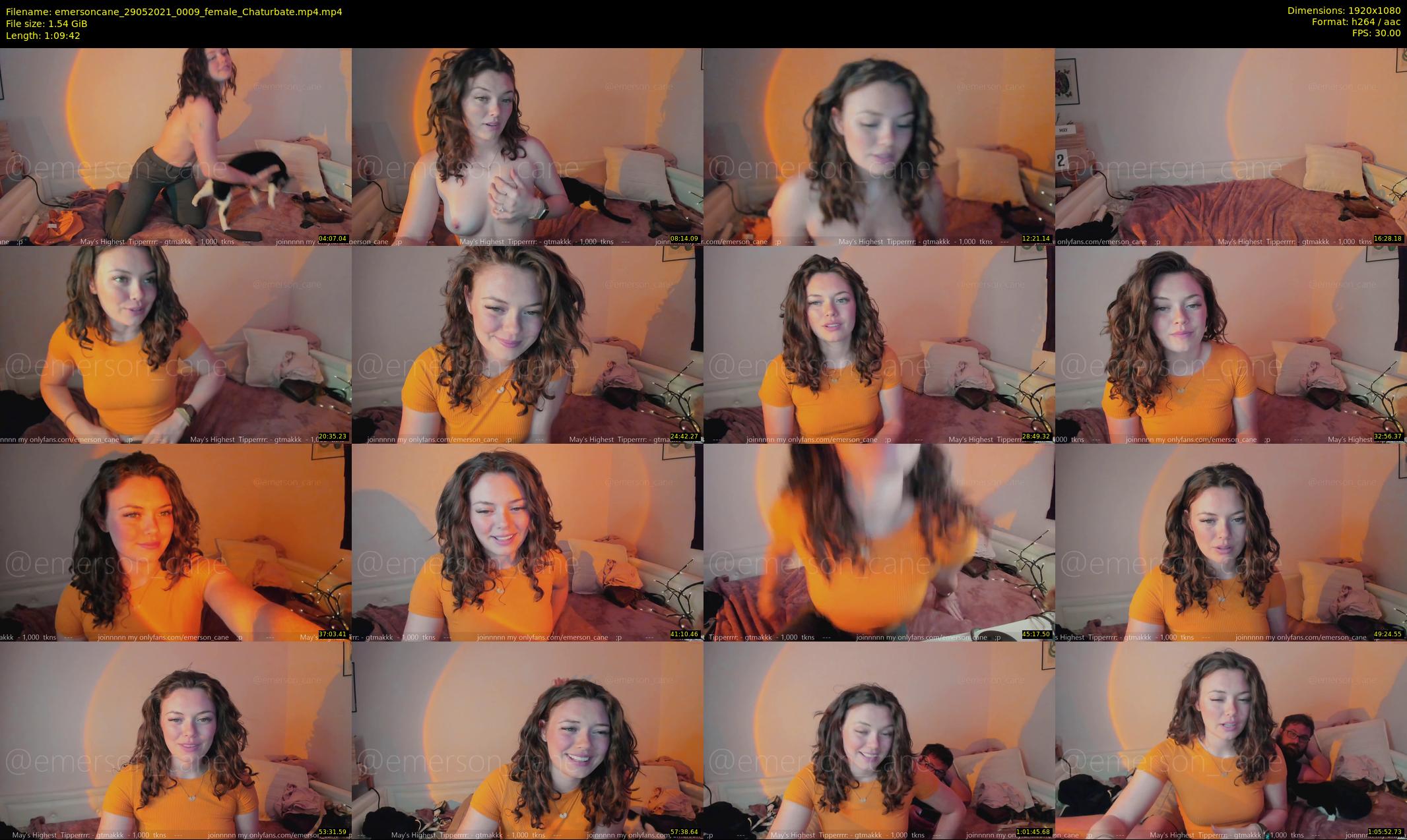 emersoncane — 70 minute Chaturbate female cam show recording, 1080p, May 29, 2021