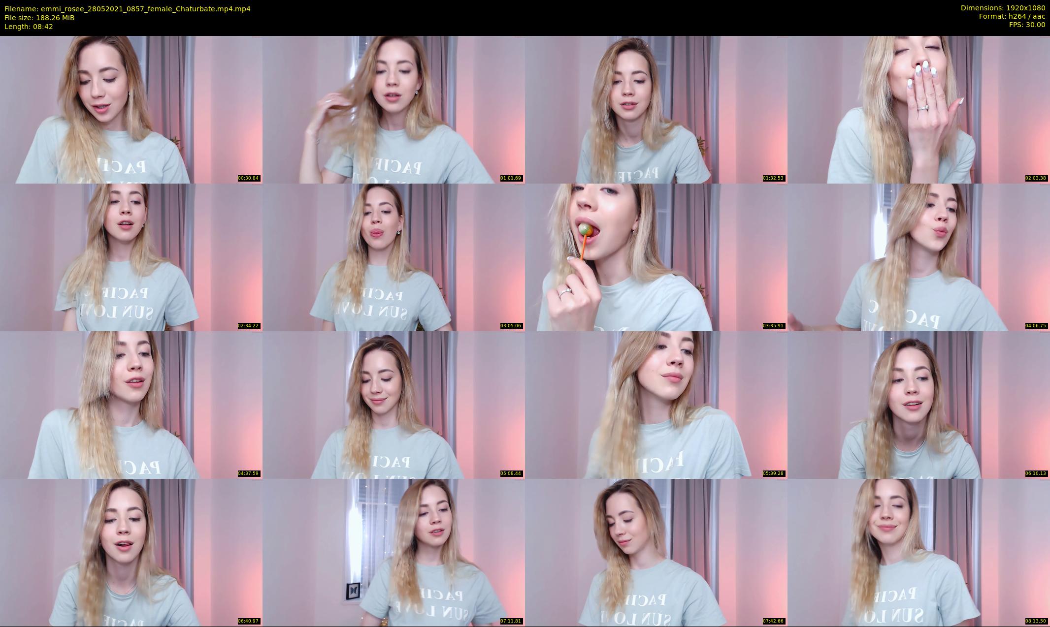 emmi_rosee — 9 minute Chaturbate female cam show recording, 1080p, May 28, 2021