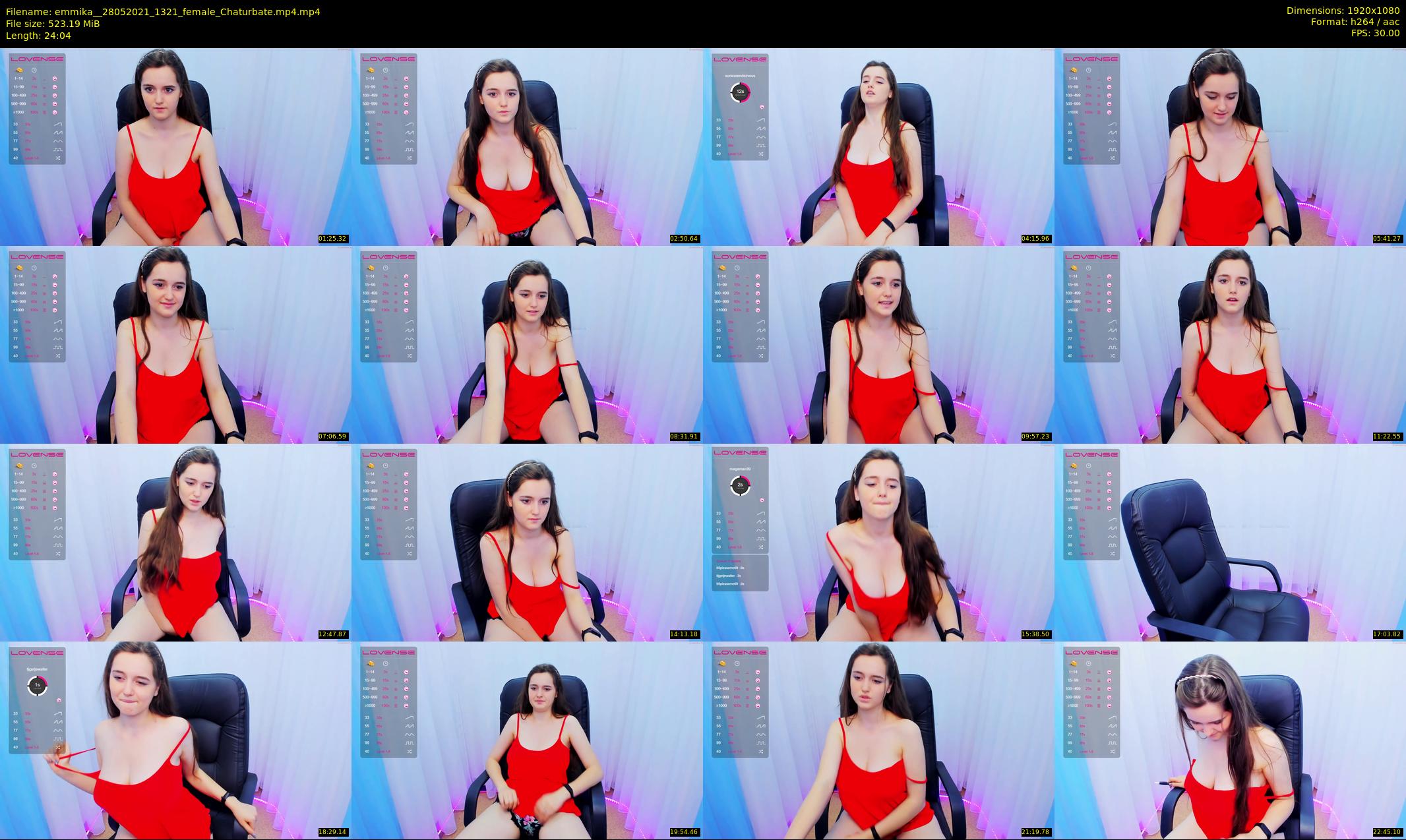 emmika_ — 25 minute Chaturbate female cam show recording, 1080p, May 28, 2021