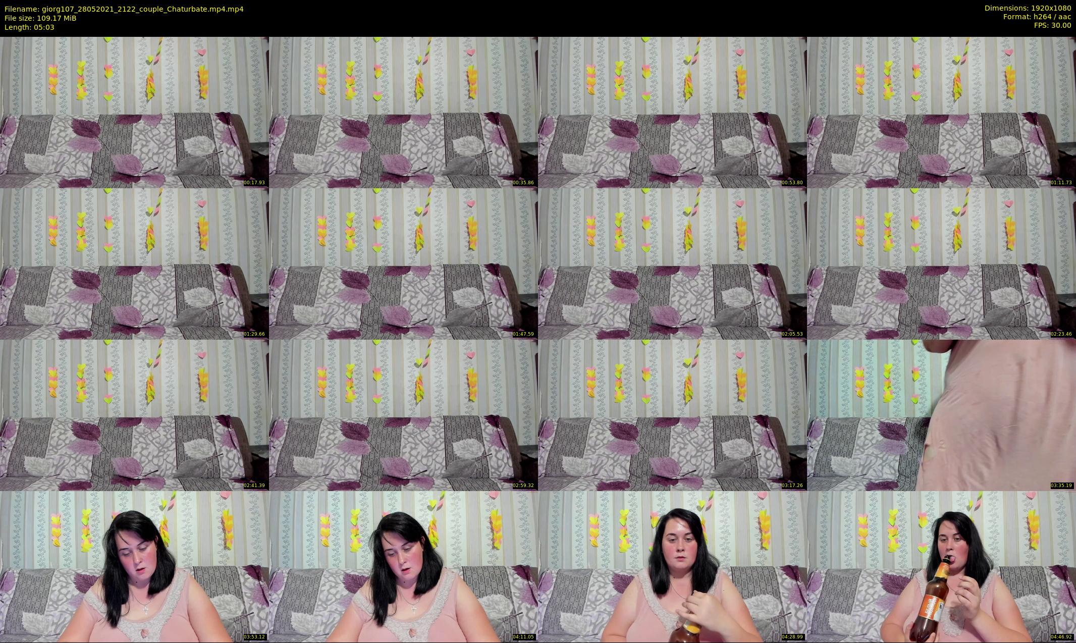 giorg107 — 6 minute Chaturbate couple cam show recording, 1080p, May 28, 2021