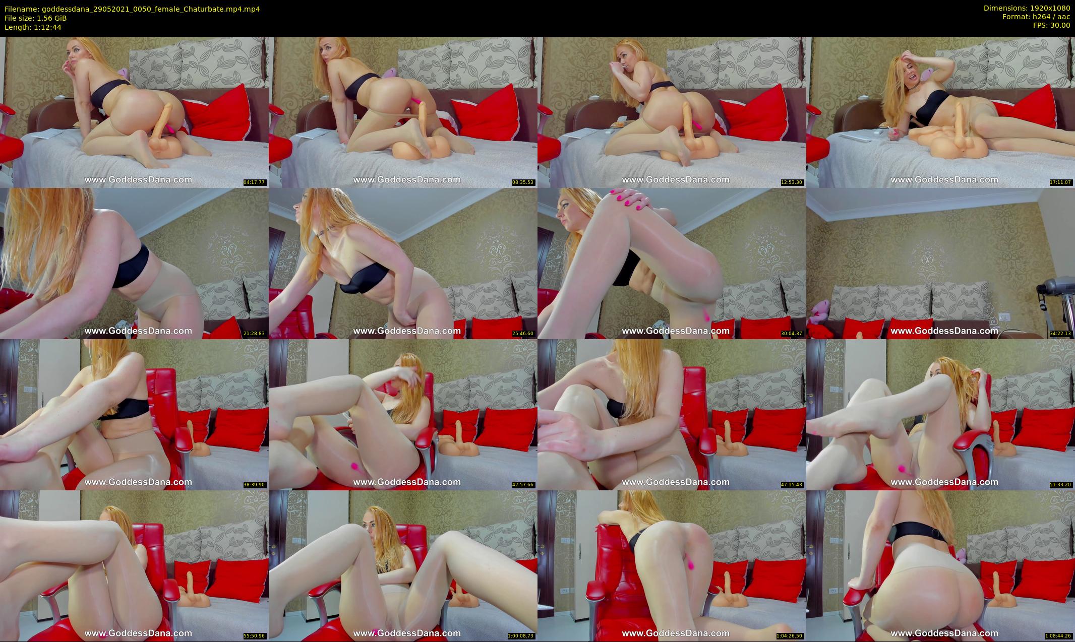 goddessdana — 73 minute Chaturbate female cam show recording, 1080p, May 29, 2021