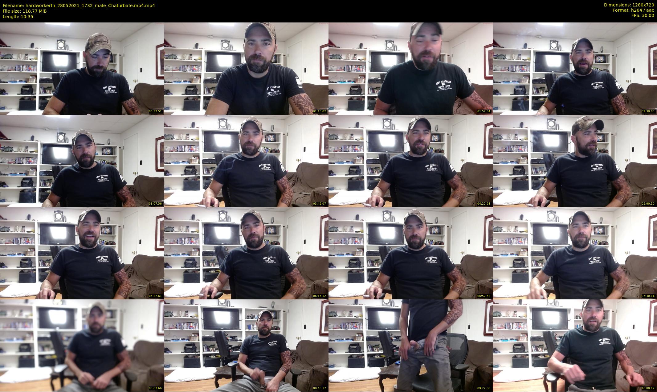 hardworkertn — 11 minute Chaturbate male cam show recording, 720p, May 28, 2021
