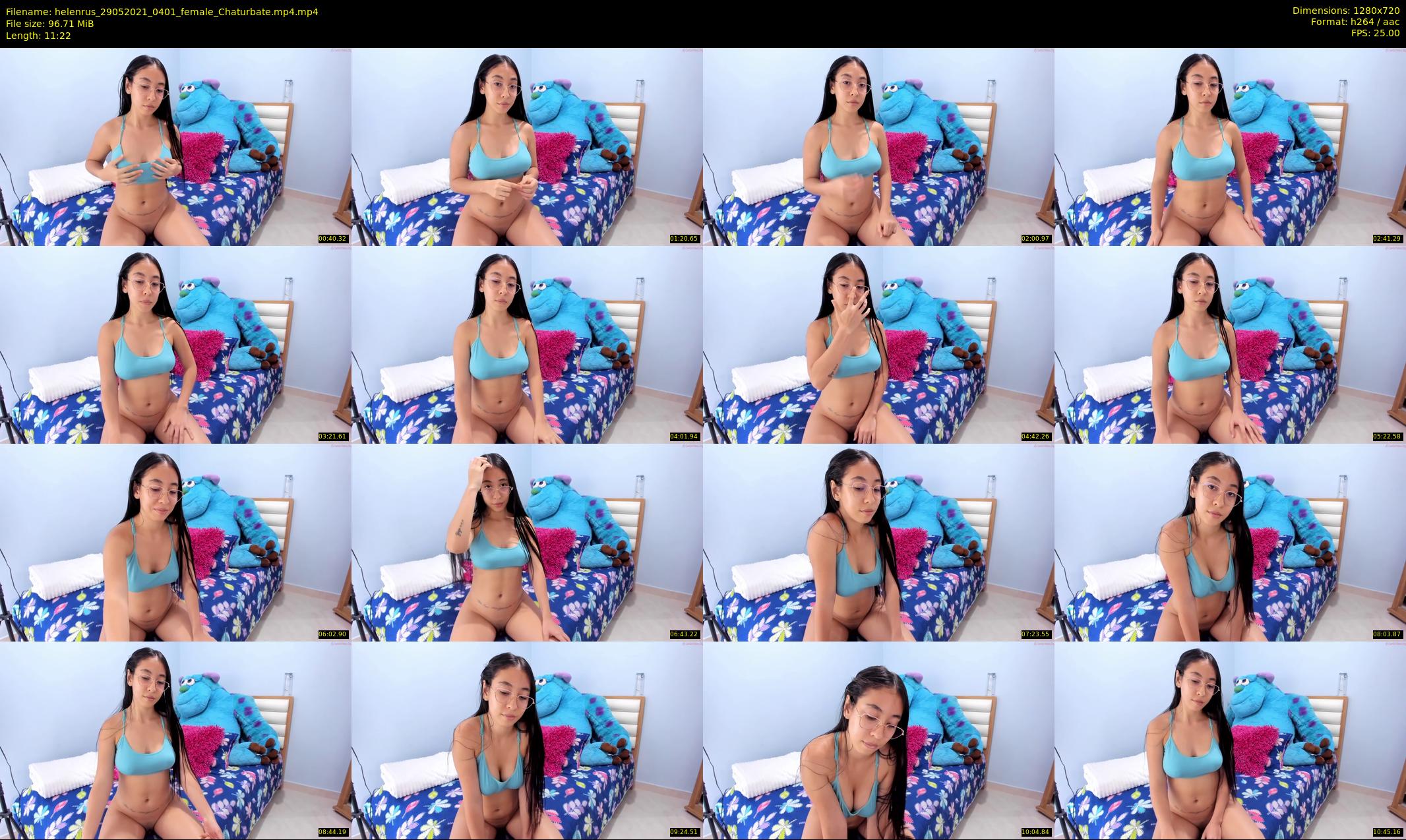helenrus — 12 minute Chaturbate female cam show recording, 720p, May 29, 2021