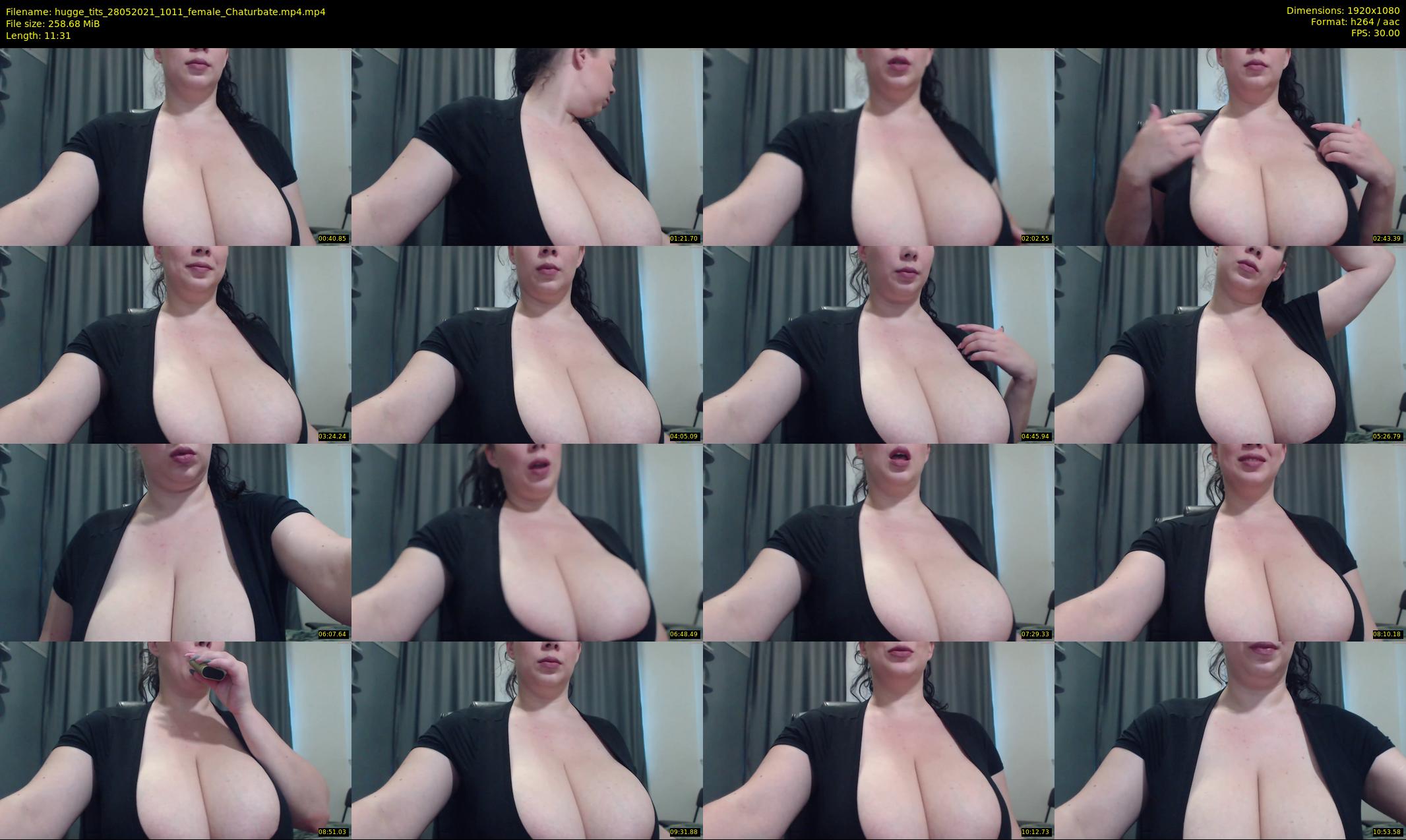 hugge_tits — 12 minute Chaturbate female cam show recording, 1080p, May 28, 2021