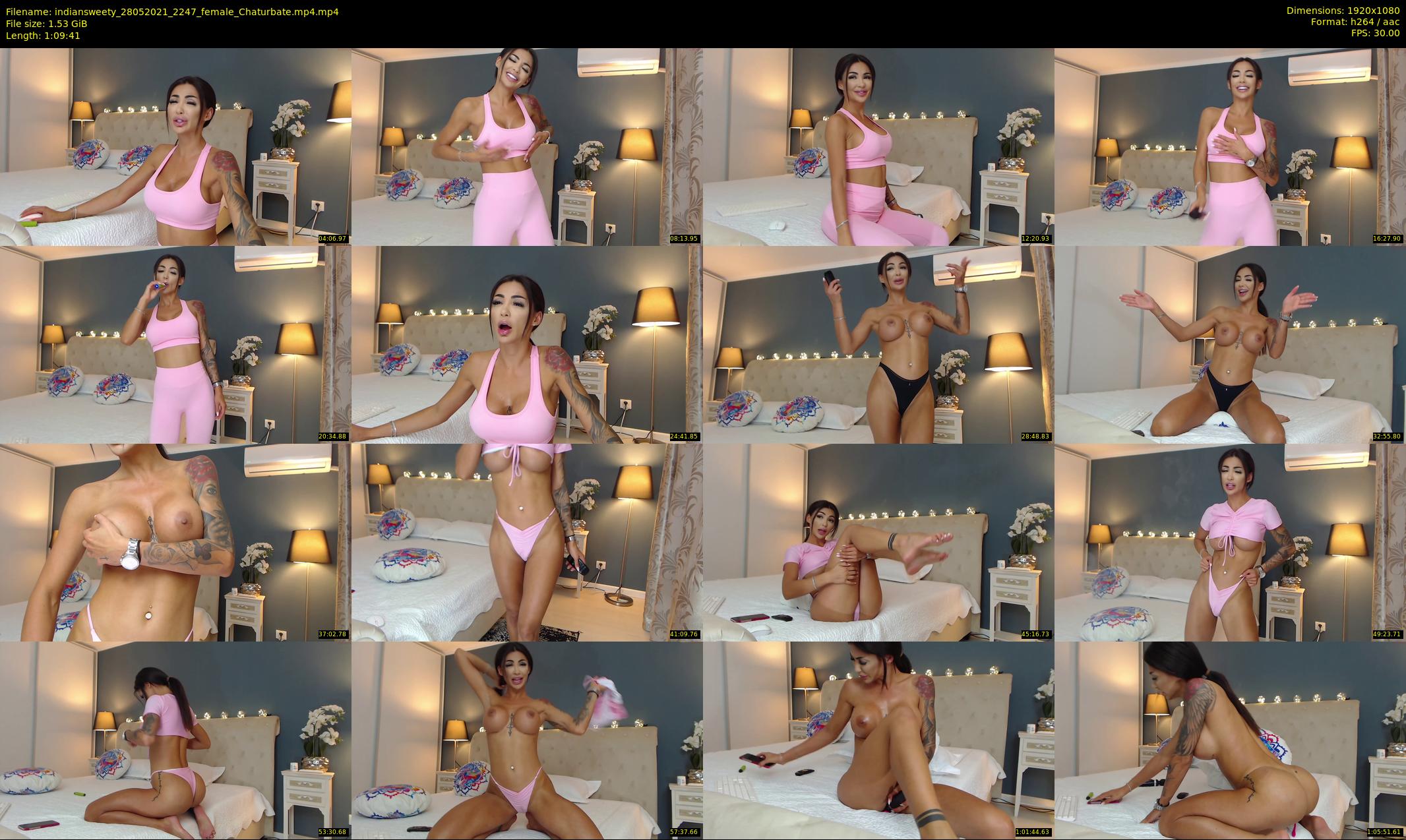 indiansweety — 70 minute Chaturbate female cam show recording, 1080p, May 28, 2021