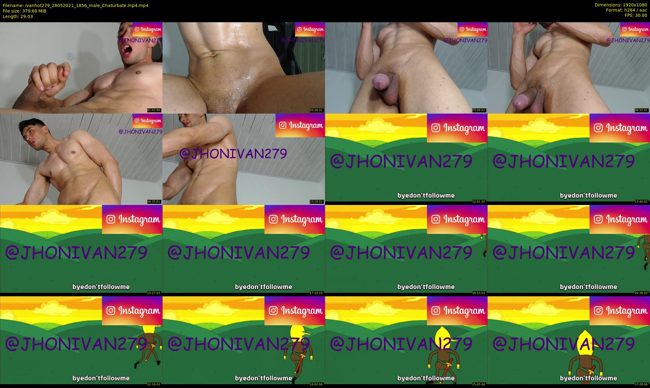 ivanhot279 — 30 minute Chaturbate male cam show recording, 1080p, May 28, 2021