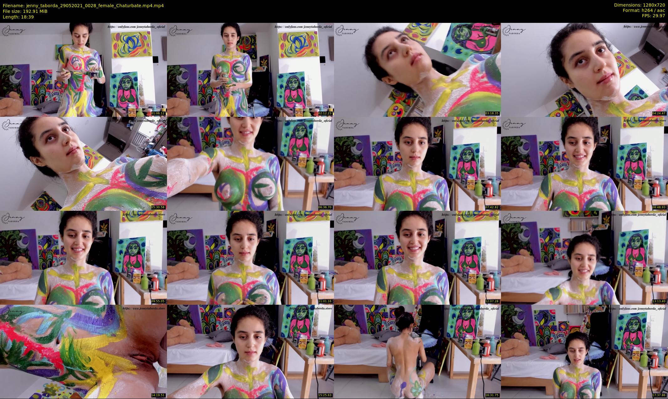 jenny_taborda — 19 minute Chaturbate female cam show recording, 720p, May 29, 2021